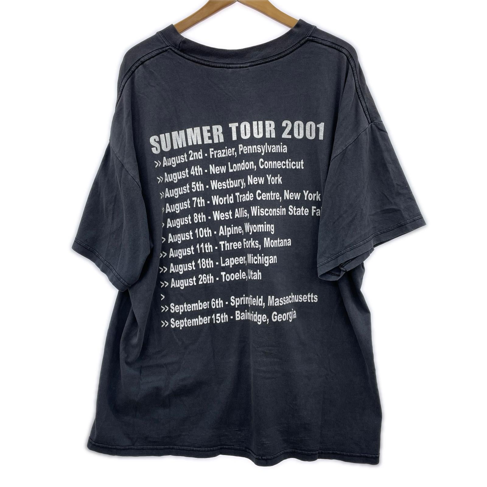 半袖Tシャツ 00s GILDAN MOUTAIN バンドT ツアーT ブラック