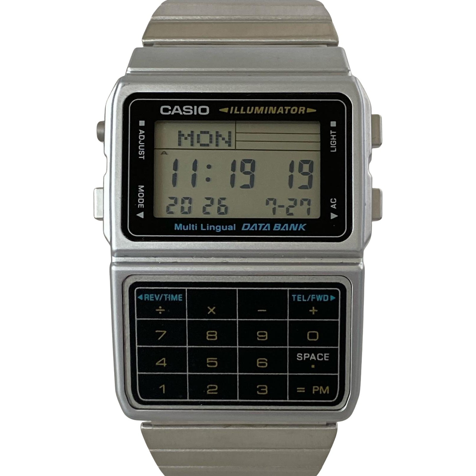 腕時計 CASIO DBC-611 データバンク 腕時計 ブラック