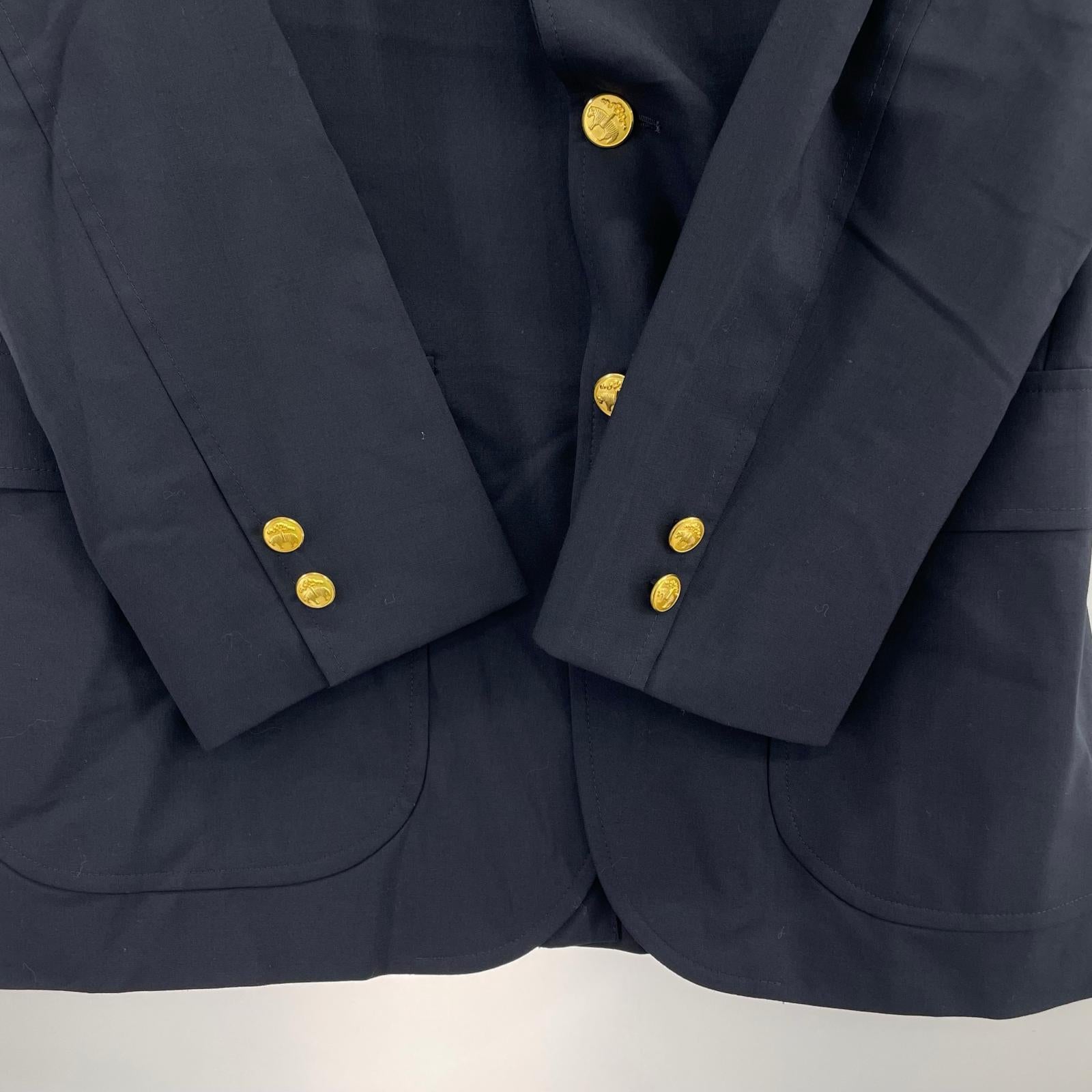 ジャケット Brooks Brothers 金釦 紺ブレザー 36SHT 紺 ネイビー