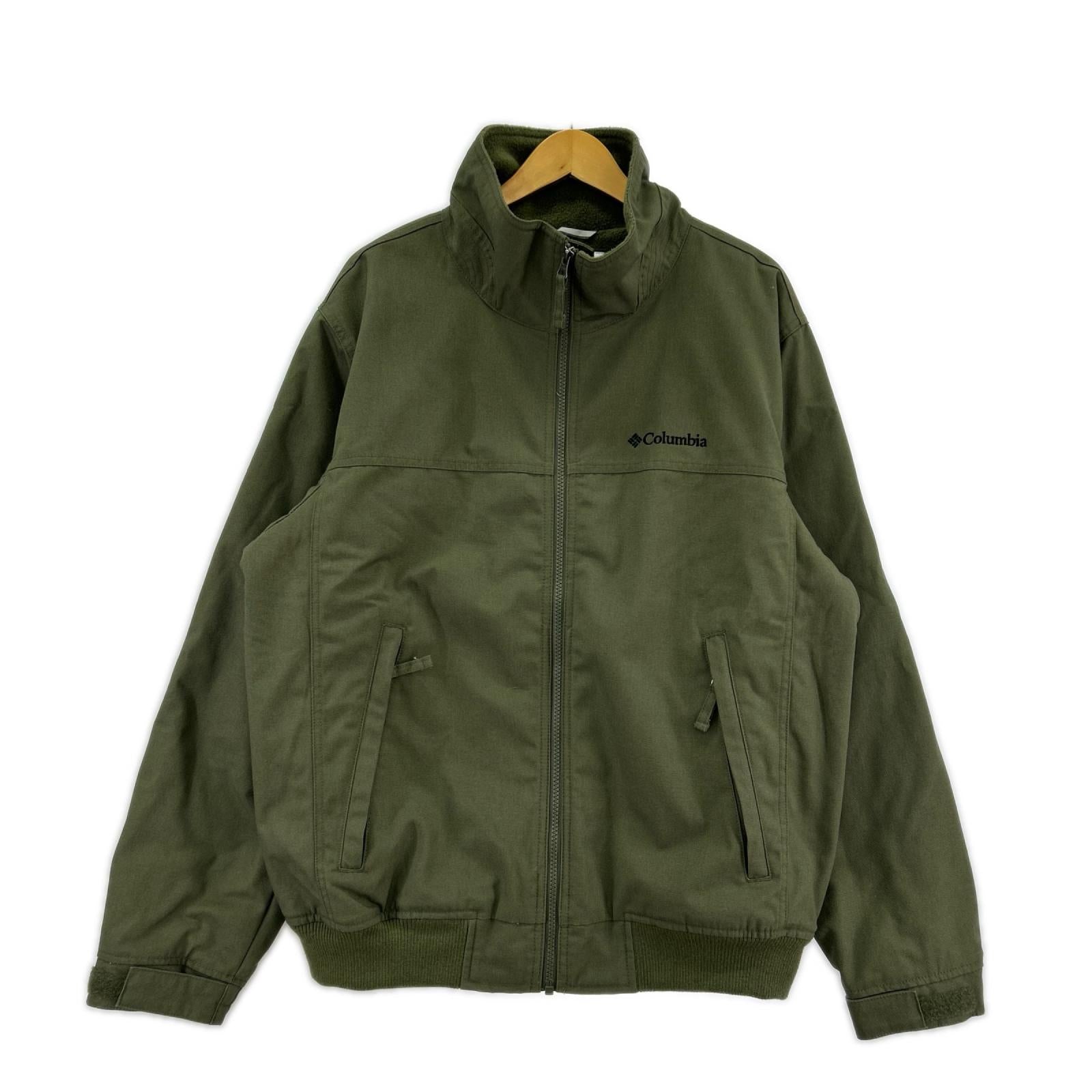 ジャケット ジップアップ カーキ L カーキ