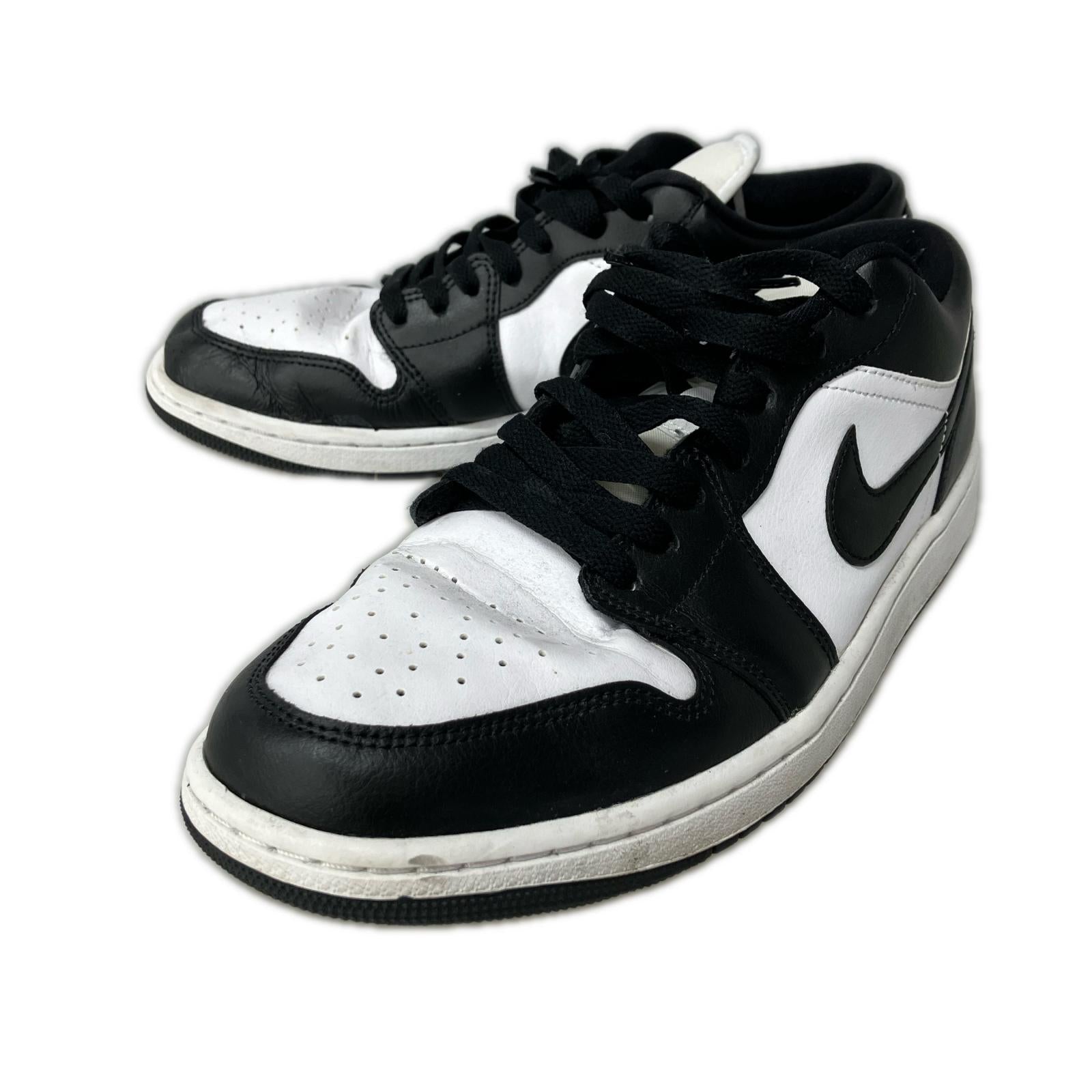 スニーカー AIR JORDAN 1 LOW 黒白 (28.5) 28.5cm (US10 1/2 UK10 EU47)