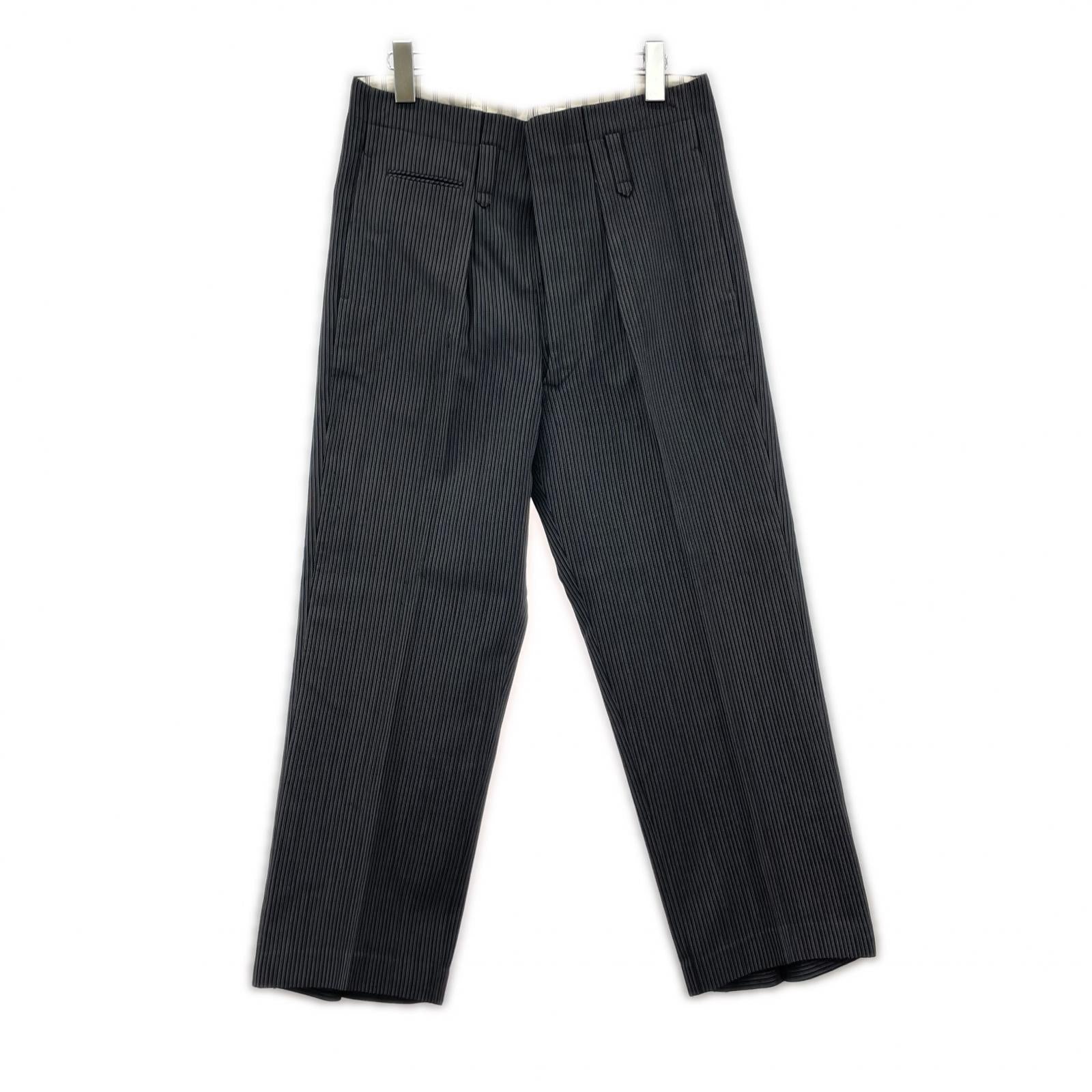 パンツ DEPONIRTホック 60s~ ストライプスラックス W32 ブラック