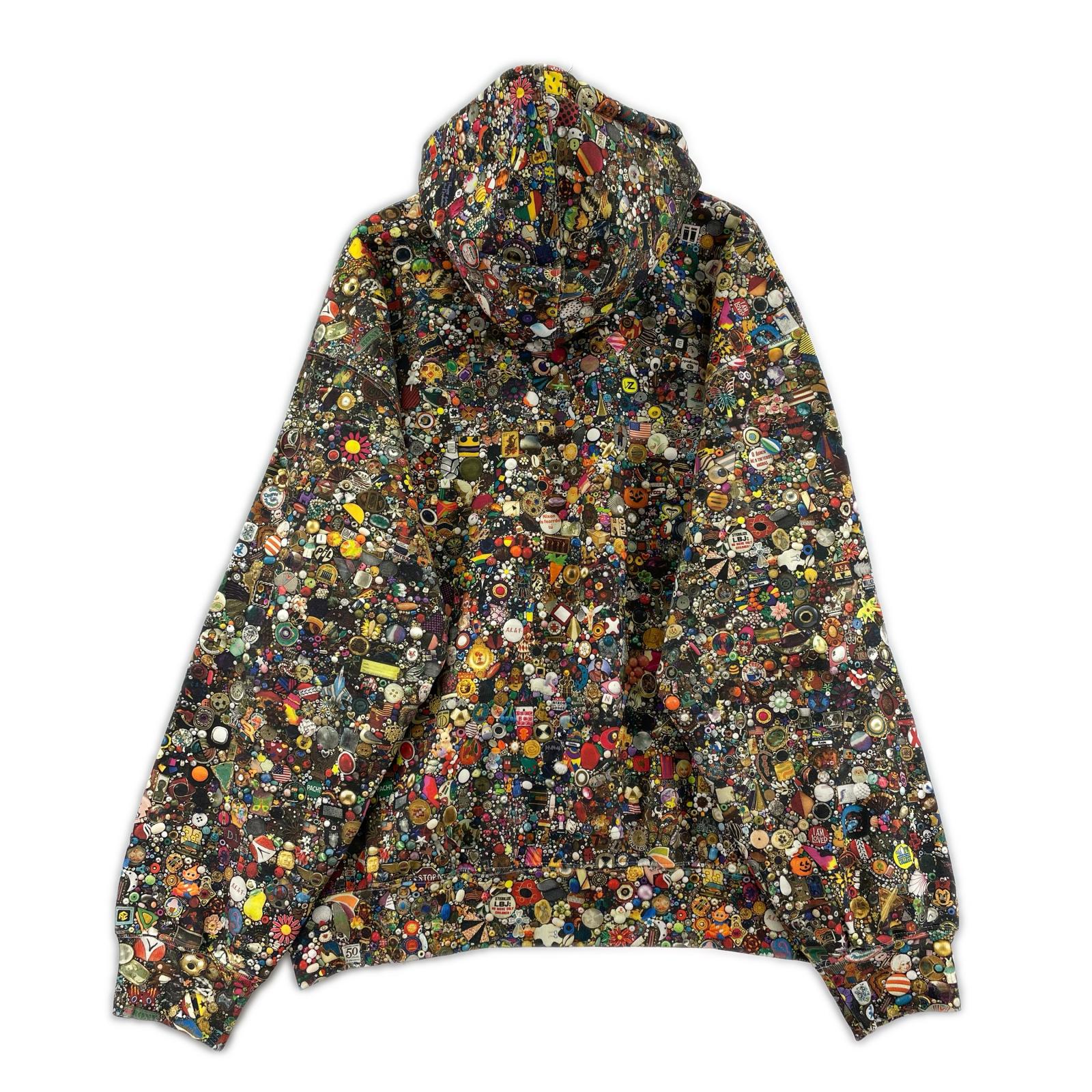 ジャケット Supreme×Mike Kelley Zip Up Hooded Sweatshirt ジップパーカー XL マルチ マルチカラー