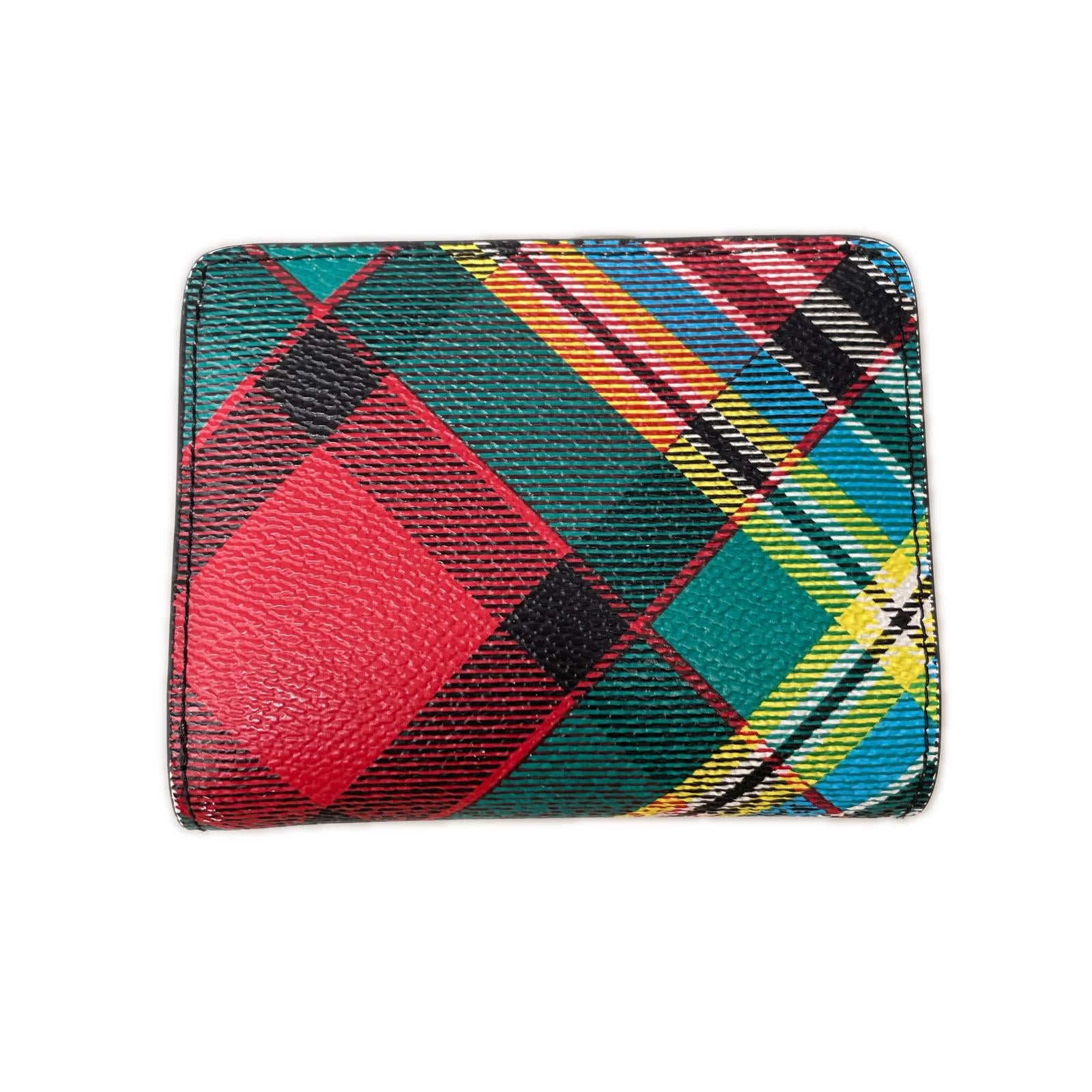 コンパクトウォレット Vivienne Westwood ANGLOMANIA 二つ折り財布 ガマ口 マルチカラー