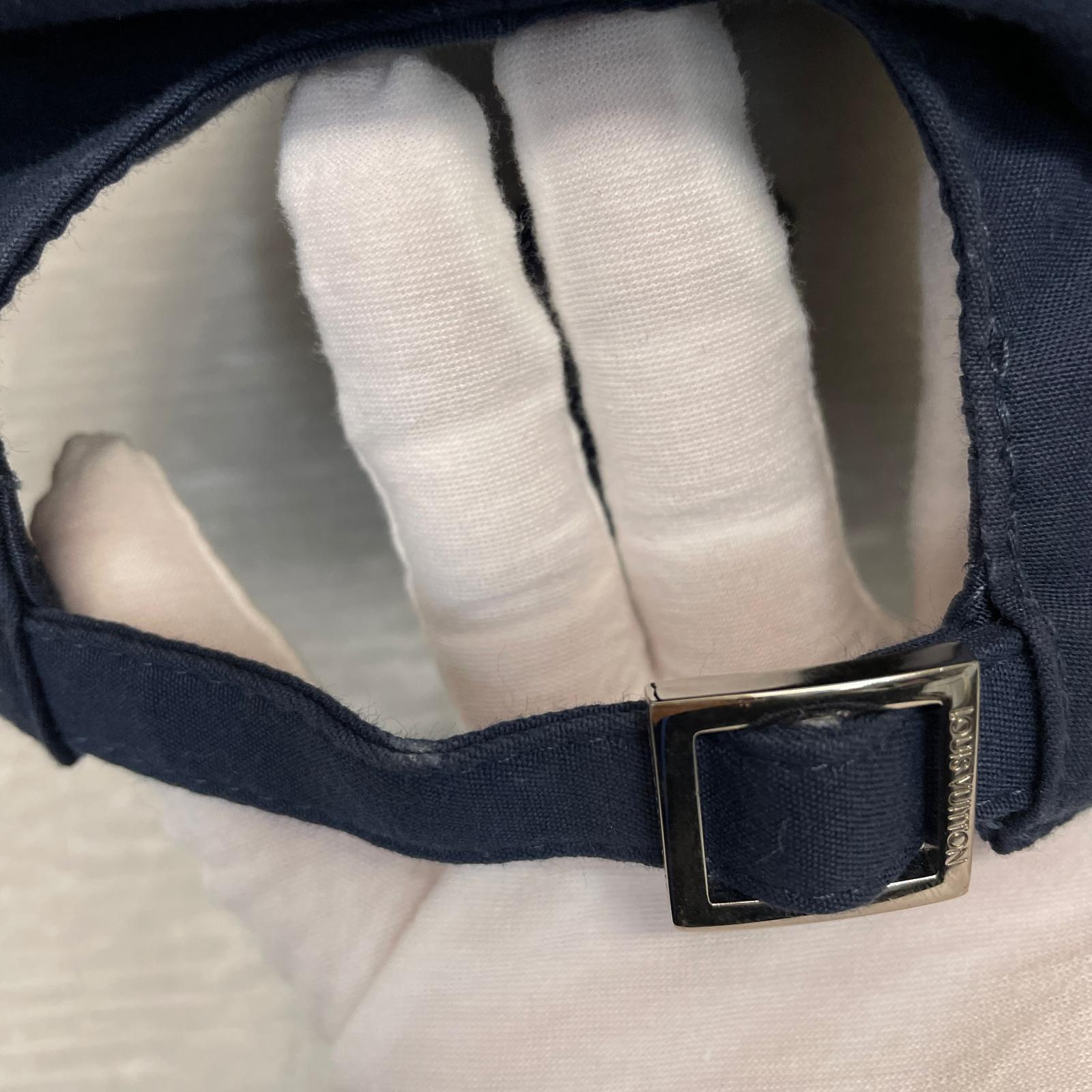 LOUIS VUITTON キャップ オンリー LV 紺 M7955L