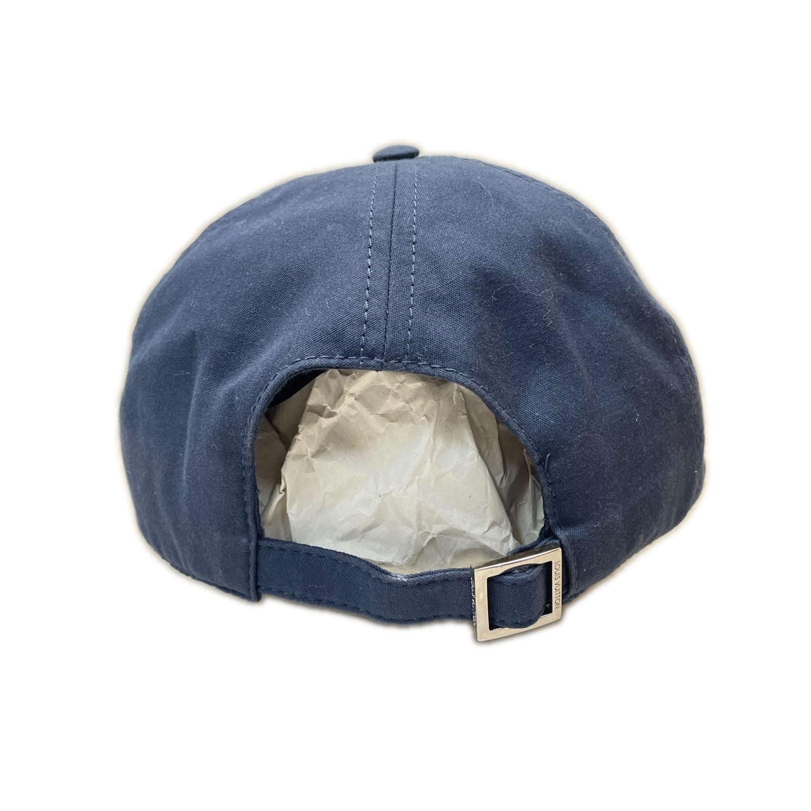 LOUIS VUITTON キャップ オンリー LV 紺 M7955L