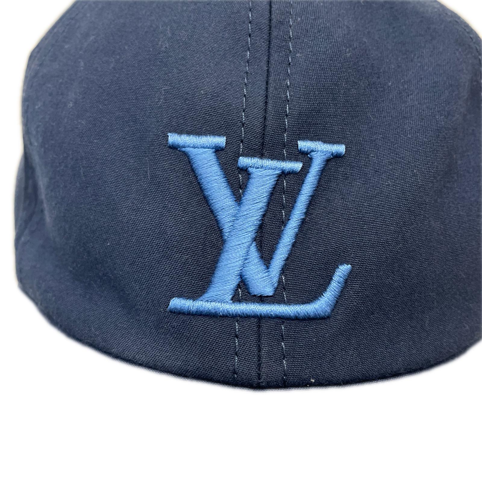 LOUIS VUITTON キャップ オンリー LV 紺 M7955L