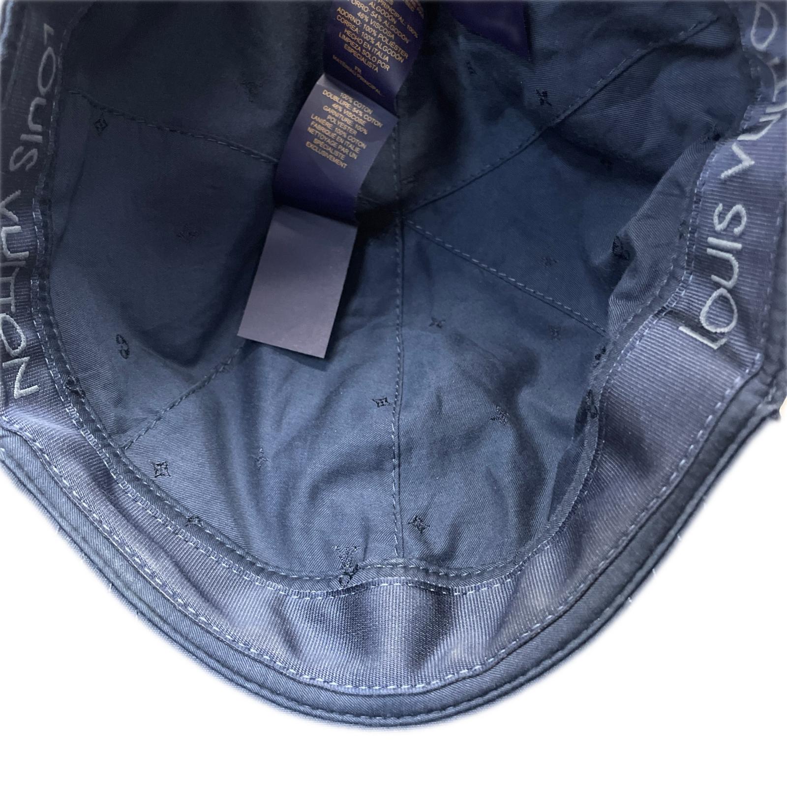 LOUIS VUITTON キャップ オンリー LV 紺 M7955L