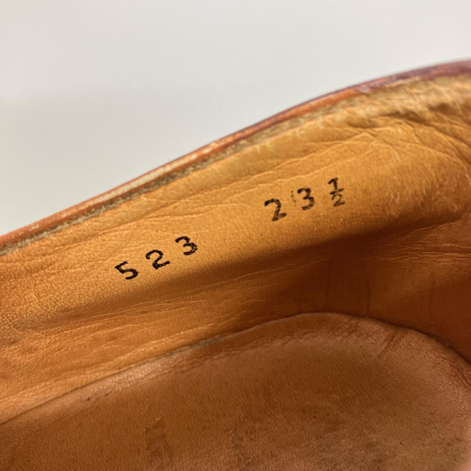 シューズ タッセル レザーシューズ 23.5cm ブラウン 23.5cm (US5 1/2 UK5 EU37) ブラウン