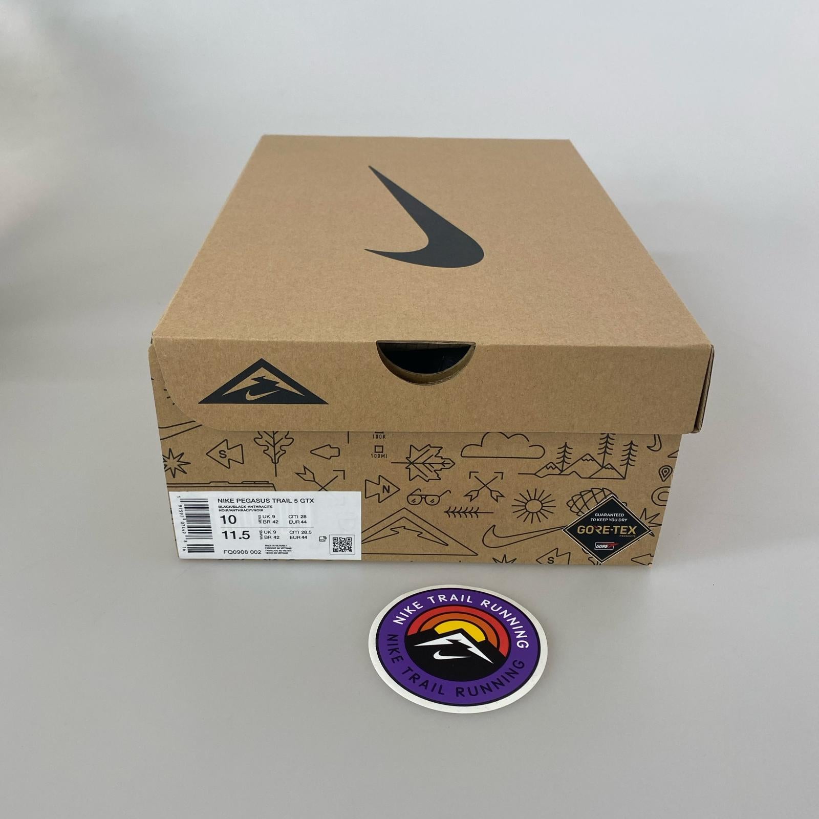 スニーカー Pegasus Trail 5 GORE-TEX 28cm (US10 UK9 1/2 EU46) ブラック