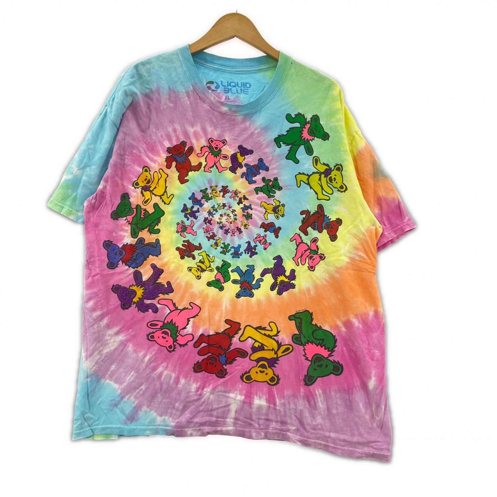 半袖Tシャツ LIQUID BLUE グレイトフルデッド マルチカラー