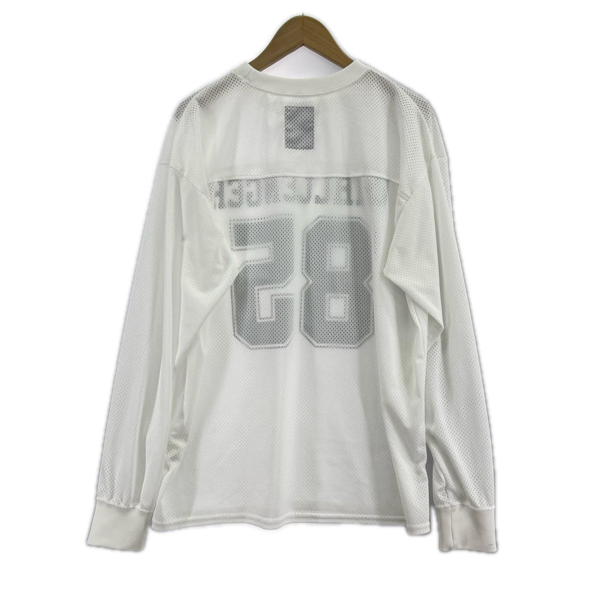 長袖Tシャツ NUMBERS DRY MESH M M ホワイト