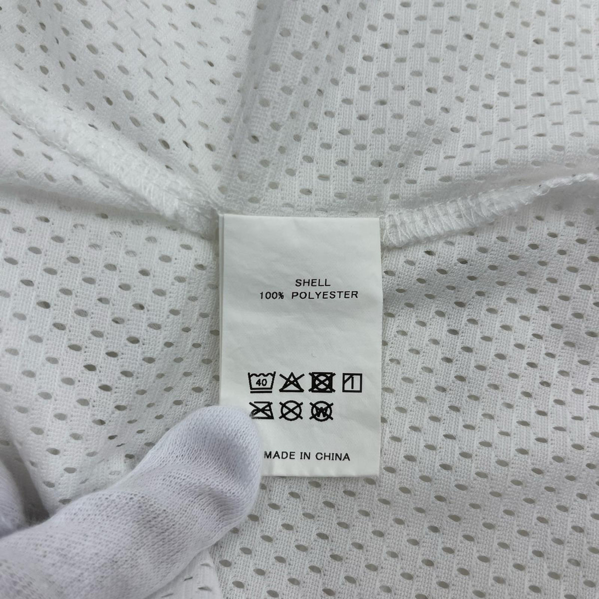 長袖Tシャツ NUMBERS DRY MESH M M ホワイト