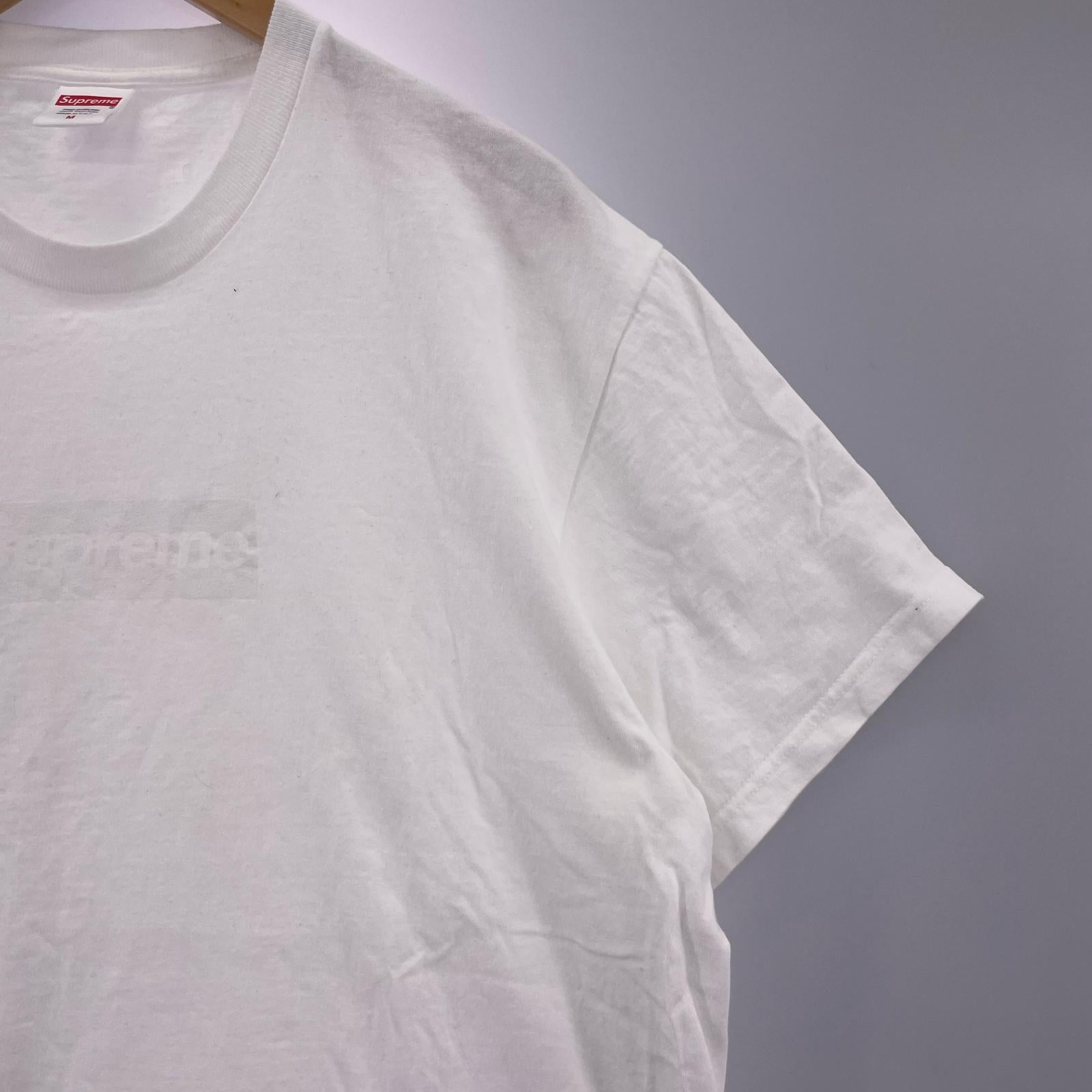 半袖Tシャツ Tonal Box Logo ホワイト (M) M ホワイト