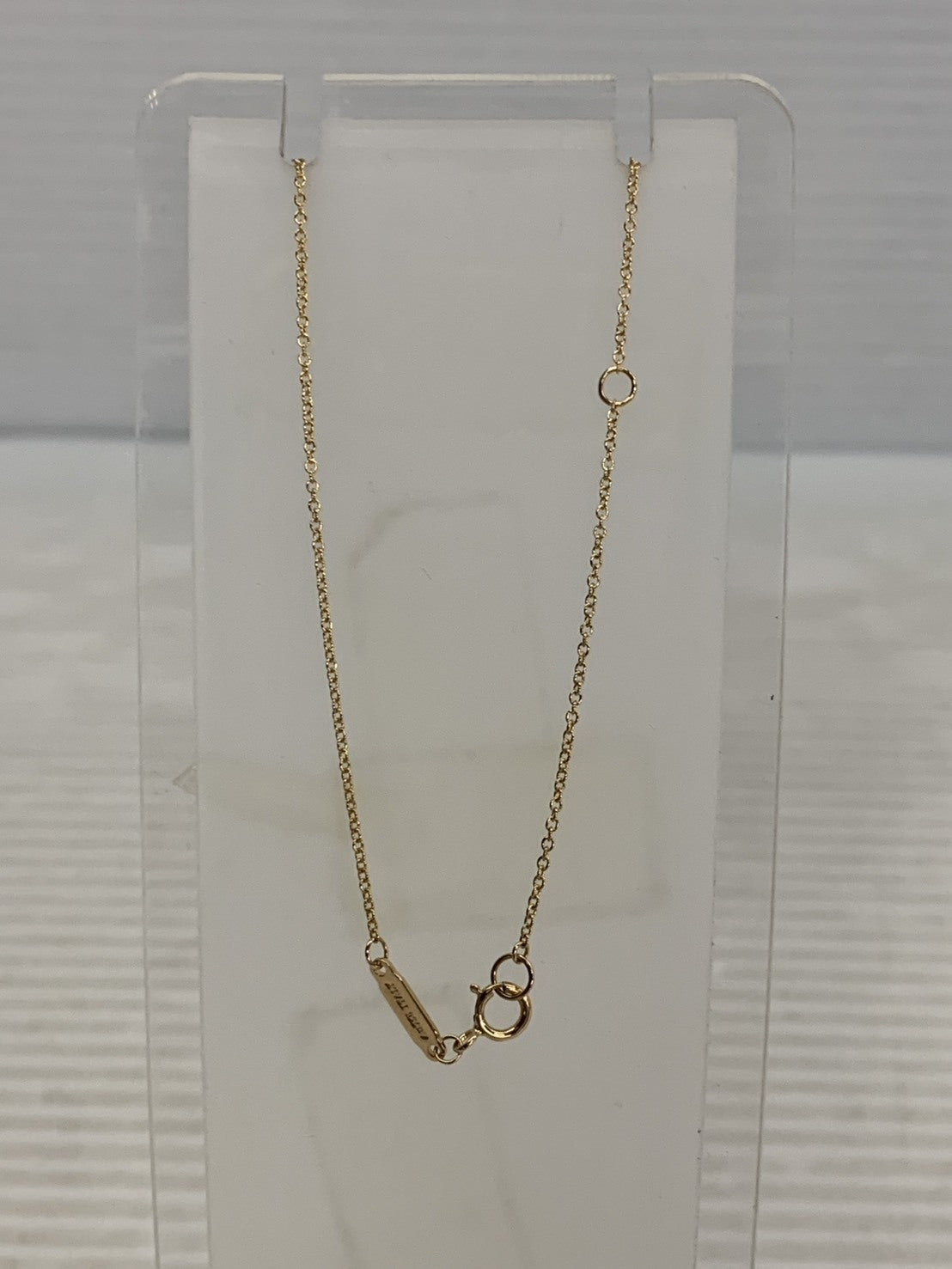 Tiffany&Co./Tサークルペンダント/Au750