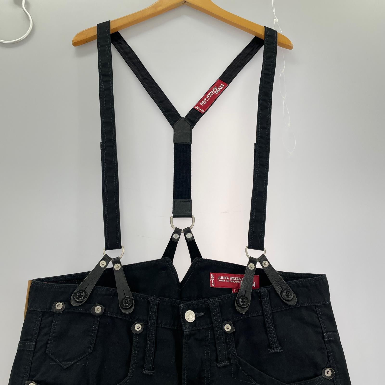 パンツ JUNYA WATANABE COMME des GARCONS Levi's サスペンダーパンツ S ブラック S ブラック