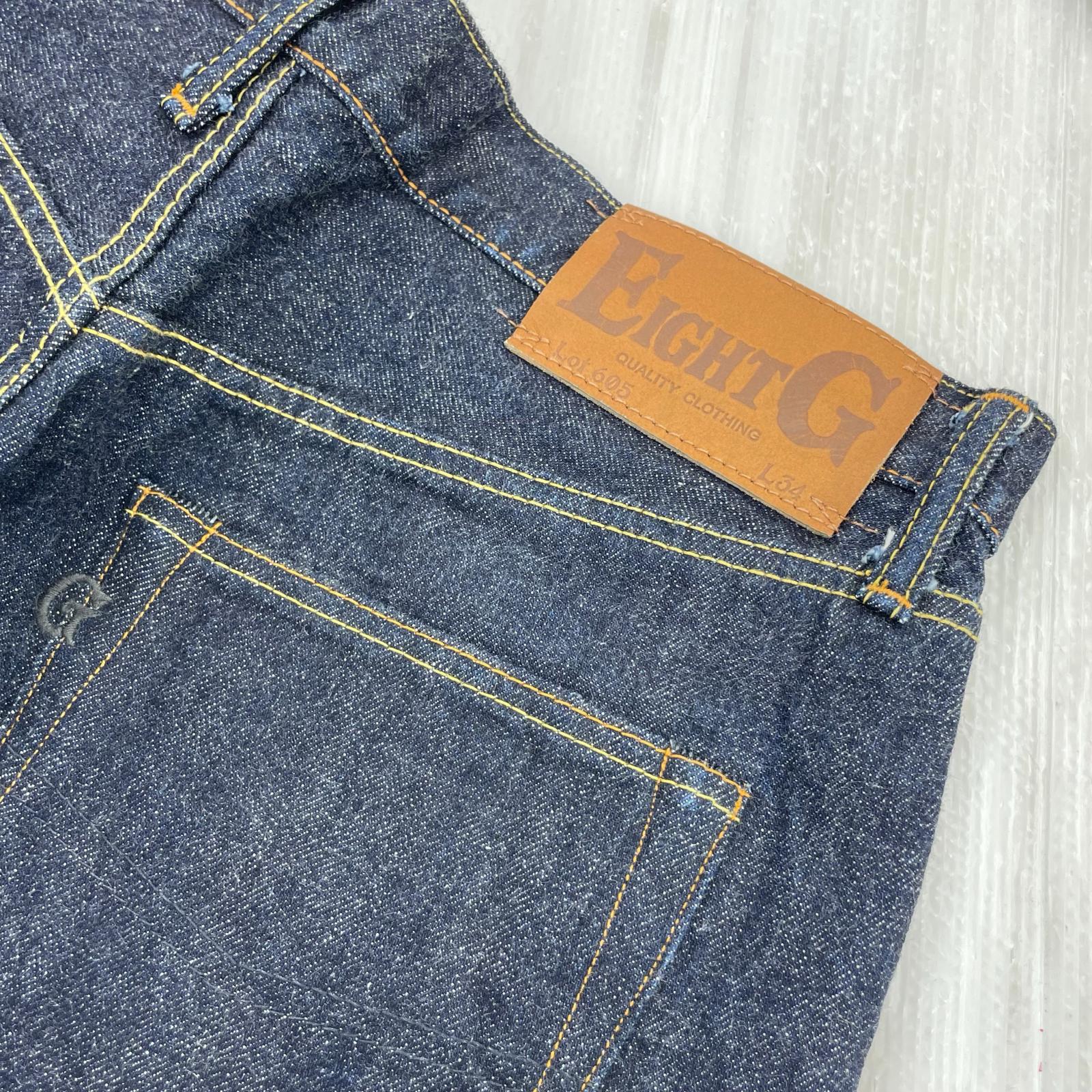 デニムパンツ EIGHT-G LOT.605 セルビッチ 34 ネイビー