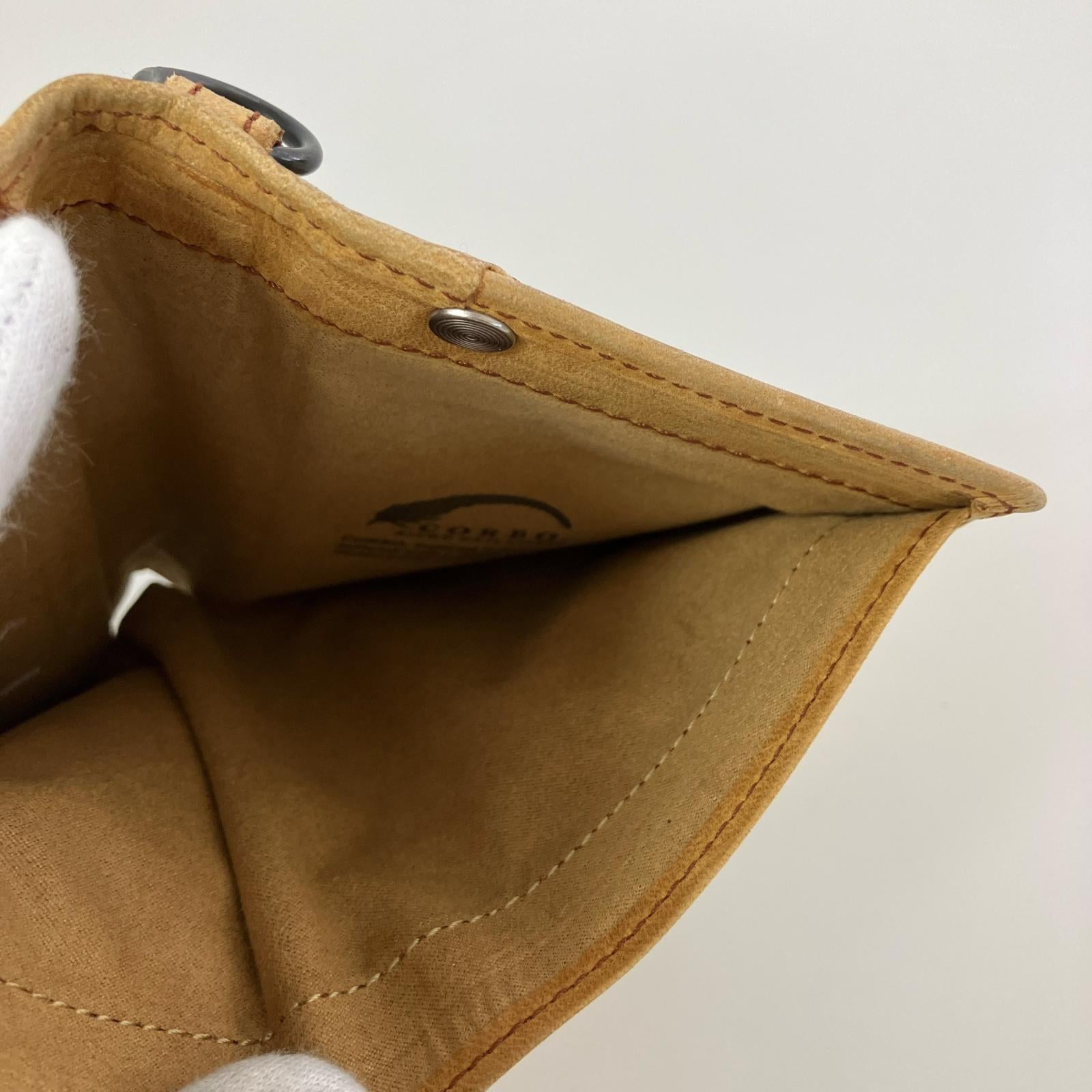 コンパクトウォレット レザーコンパクトウォレット 茶 ブラウン