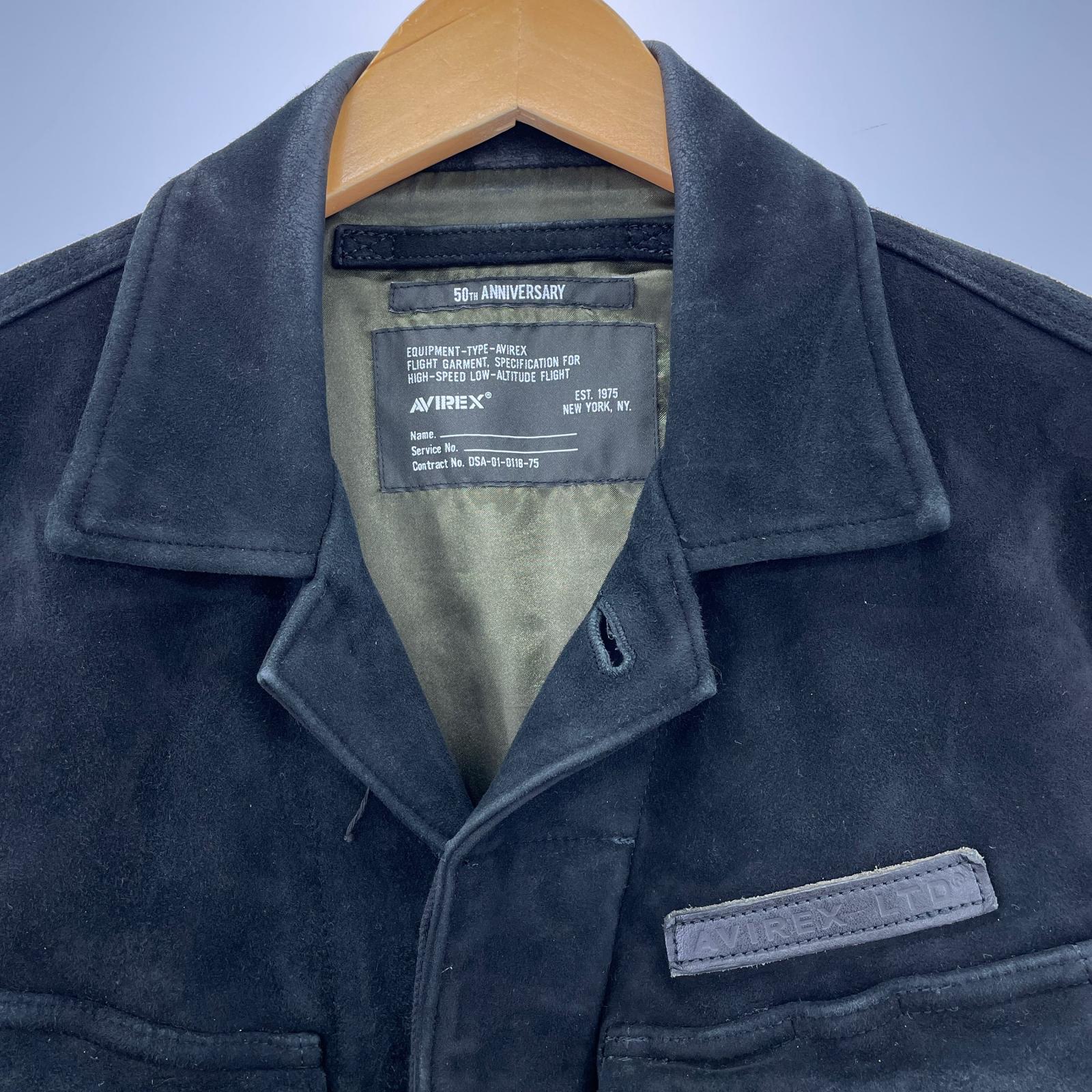 ジャケット GOAT SUEDE JUNGLE FATIGUE JACKET 黒 L ブラック