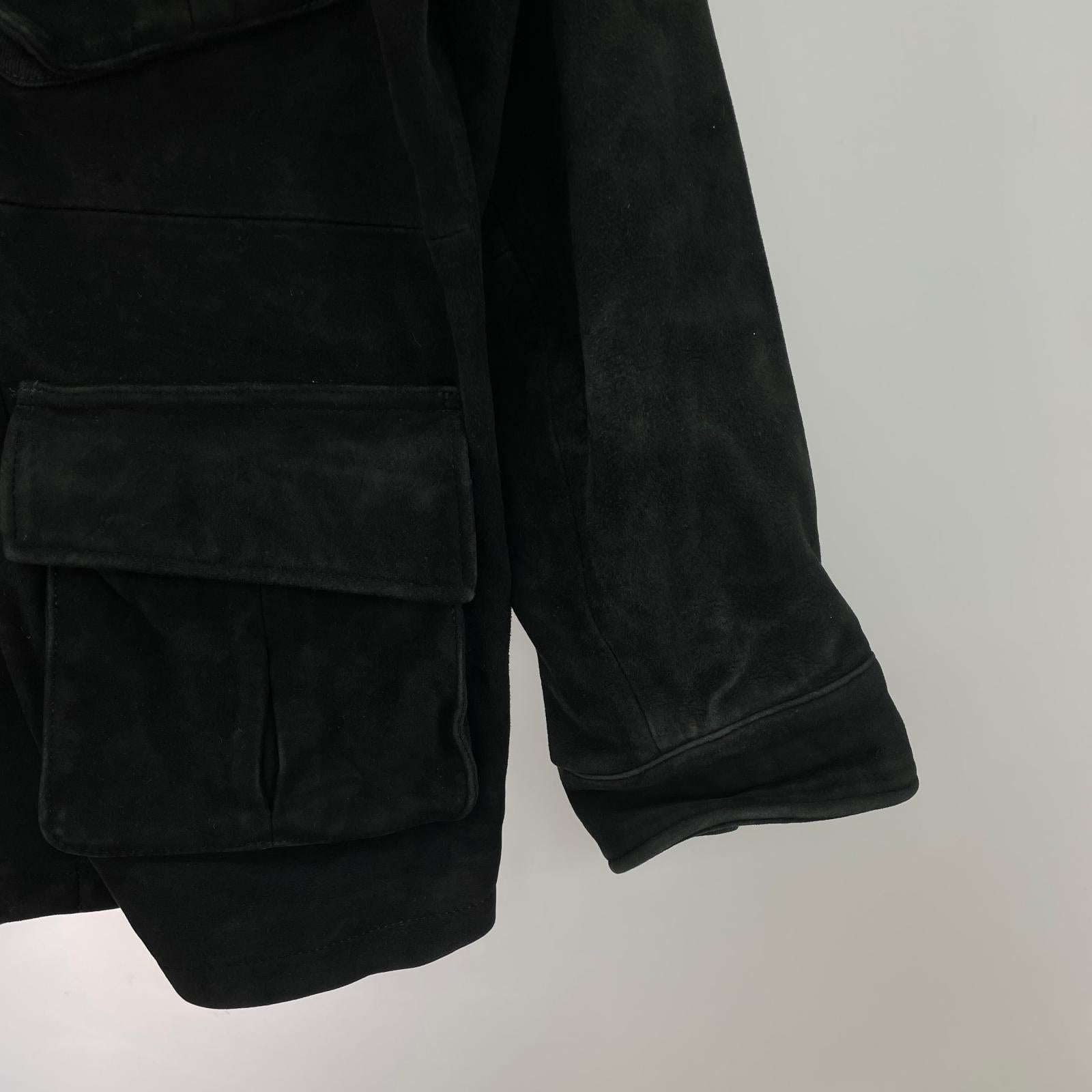 ジャケット GOAT SUEDE JUNGLE FATIGUE JACKET 黒 L ブラック