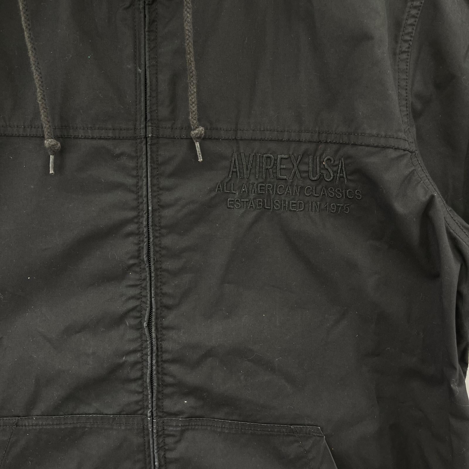 パーカー HOODED ZIP UP SHIRT ブラック