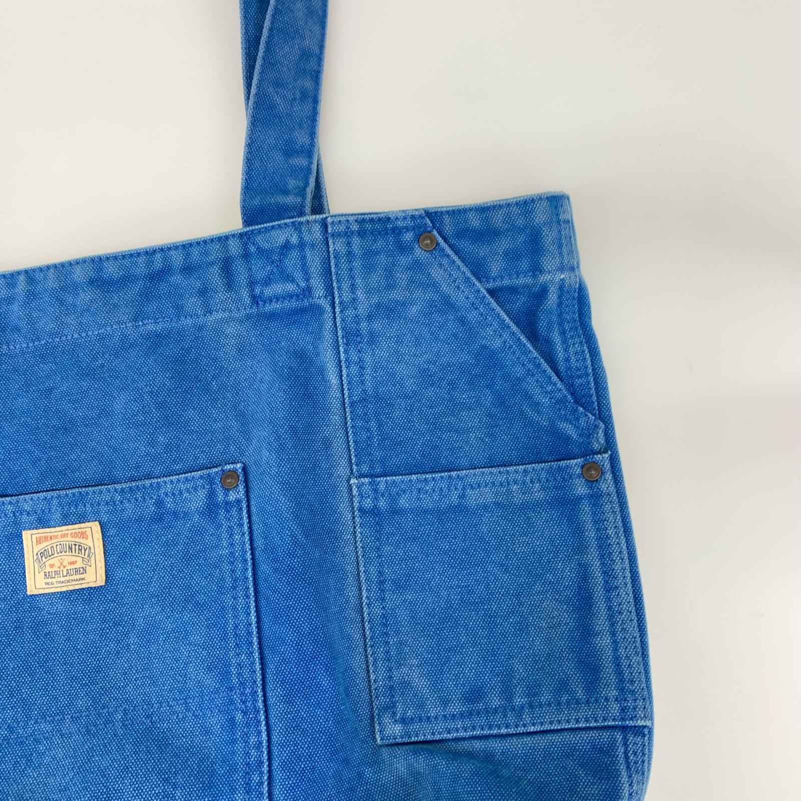 その他バッグ POLO COUNTRY/キャンバストートバッグ ブルー