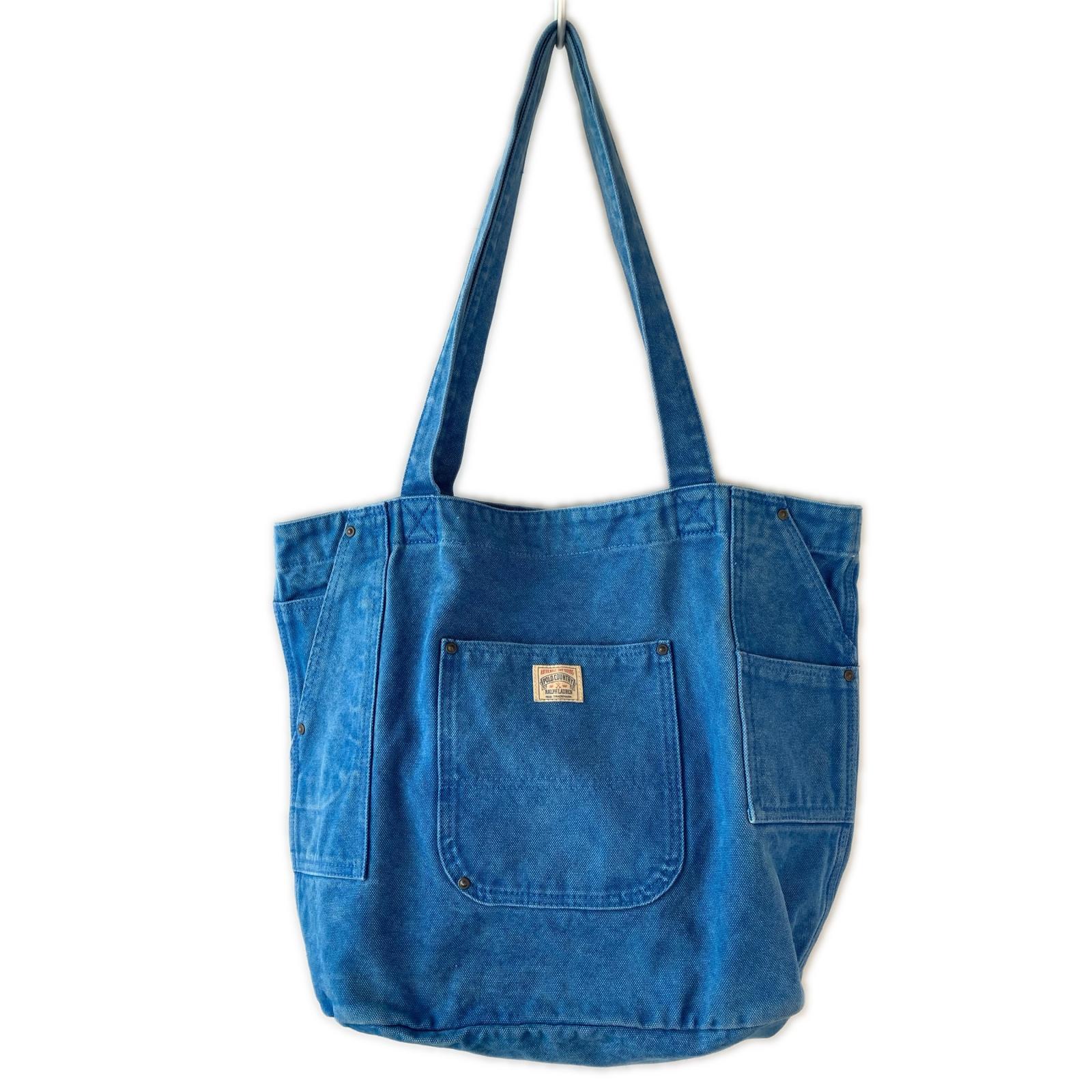 その他バッグ POLO COUNTRY/キャンバストートバッグ ブルー