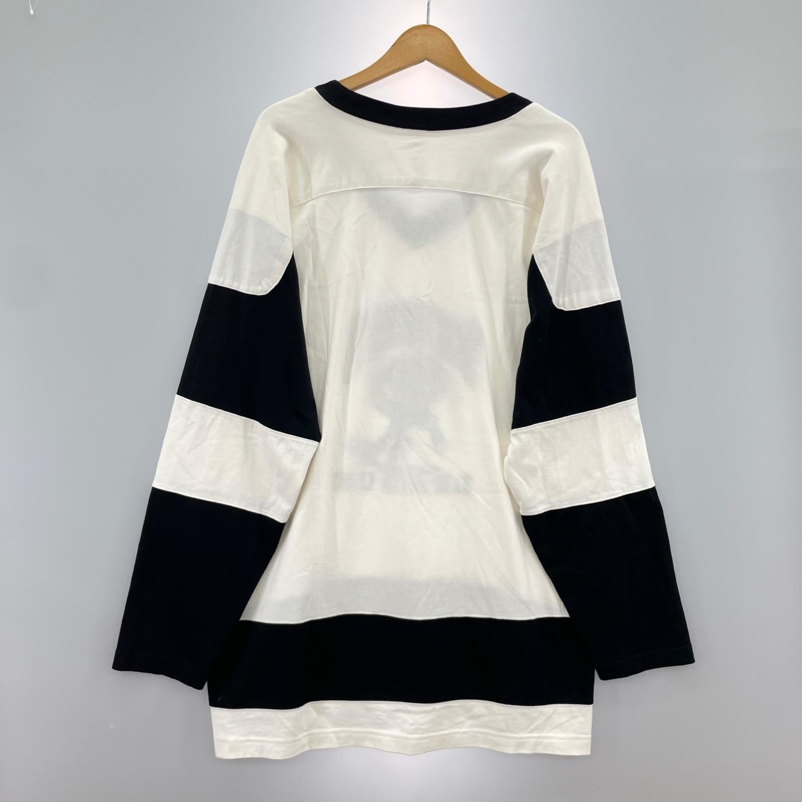 長袖Tシャツ 90s LOONEY TUNES ホッケーシャツ L L ホワイト