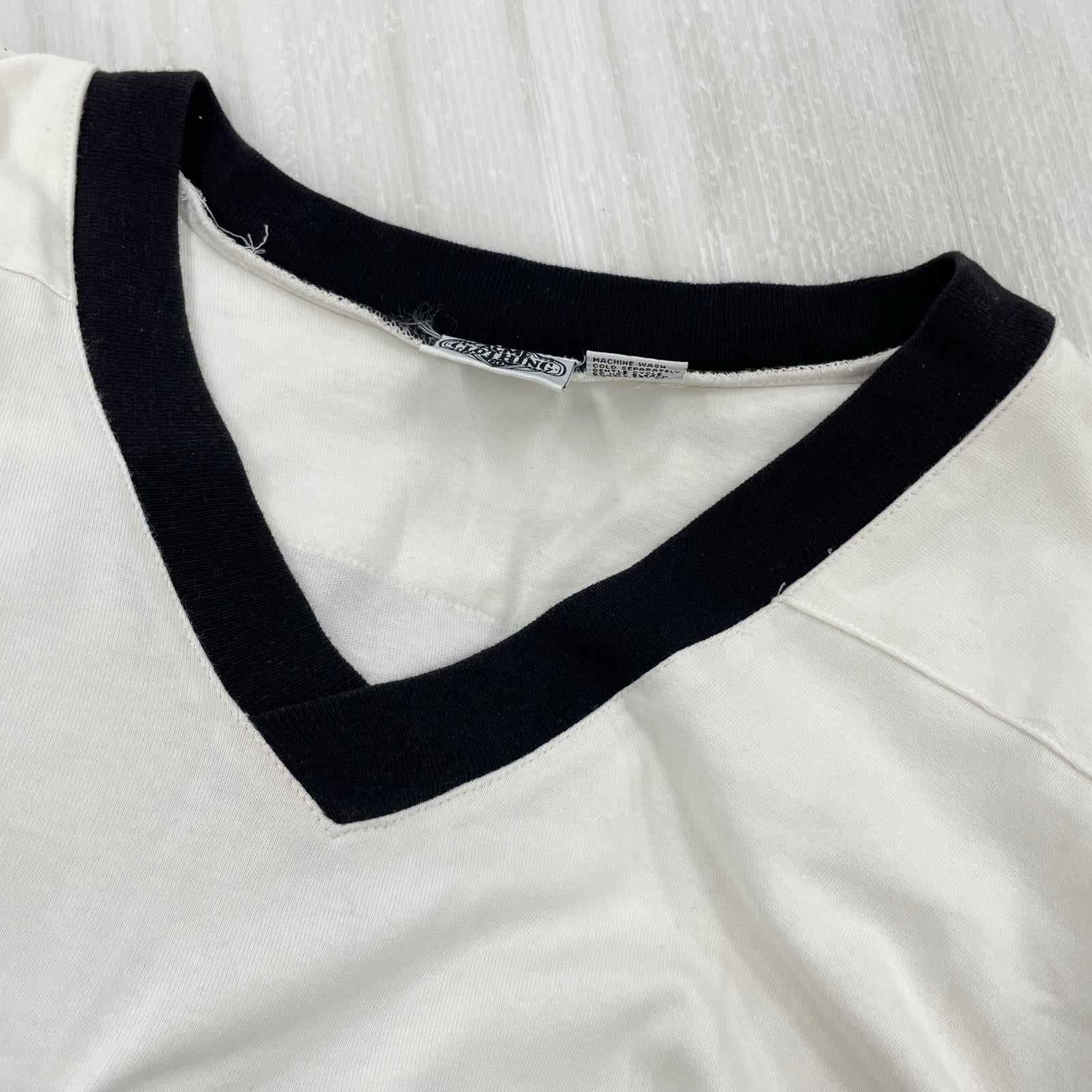 長袖Tシャツ 90s LOONEY TUNES ホッケーシャツ L L ホワイト