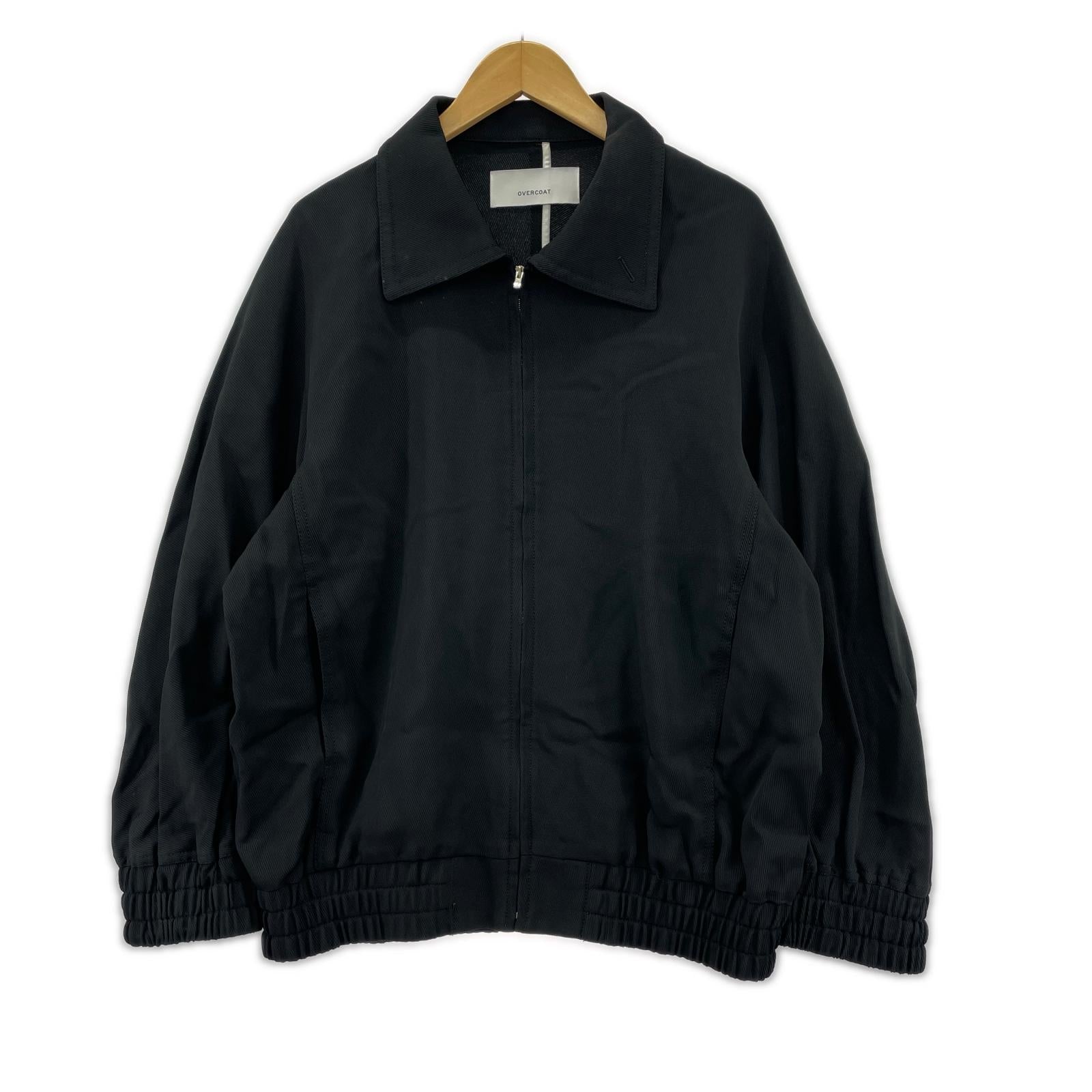 ジャケット 25SS ZIP-UP BLOUSON IN RAYON TRICOTINE ブラック