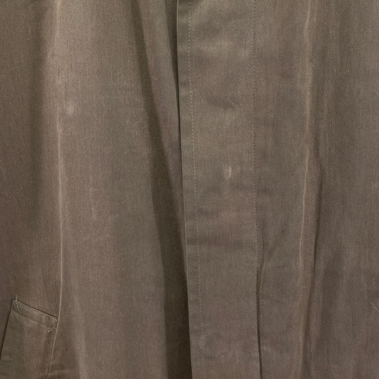 ジャケット 80s COMME des GARCONS コットンギャバ バルマカーンコート M 黒 M ブラウン