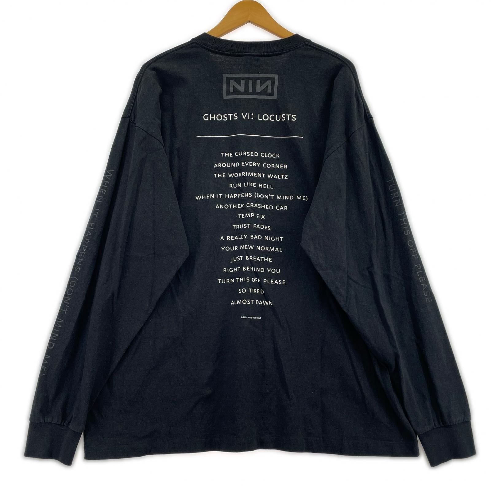 長袖Tシャツ NINE INCH NAILS ブラック 4 4 ブラック