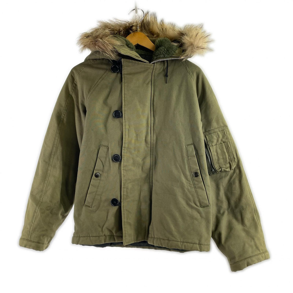 ミリタリージャケット GOLDEN FLEECE SPIEWAK N-2B 32 カーキ