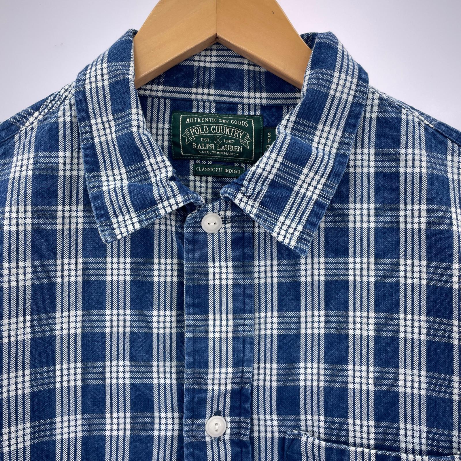 ジャケット POLO COUNTRY CHECK JACKET S BLUE S ブルー