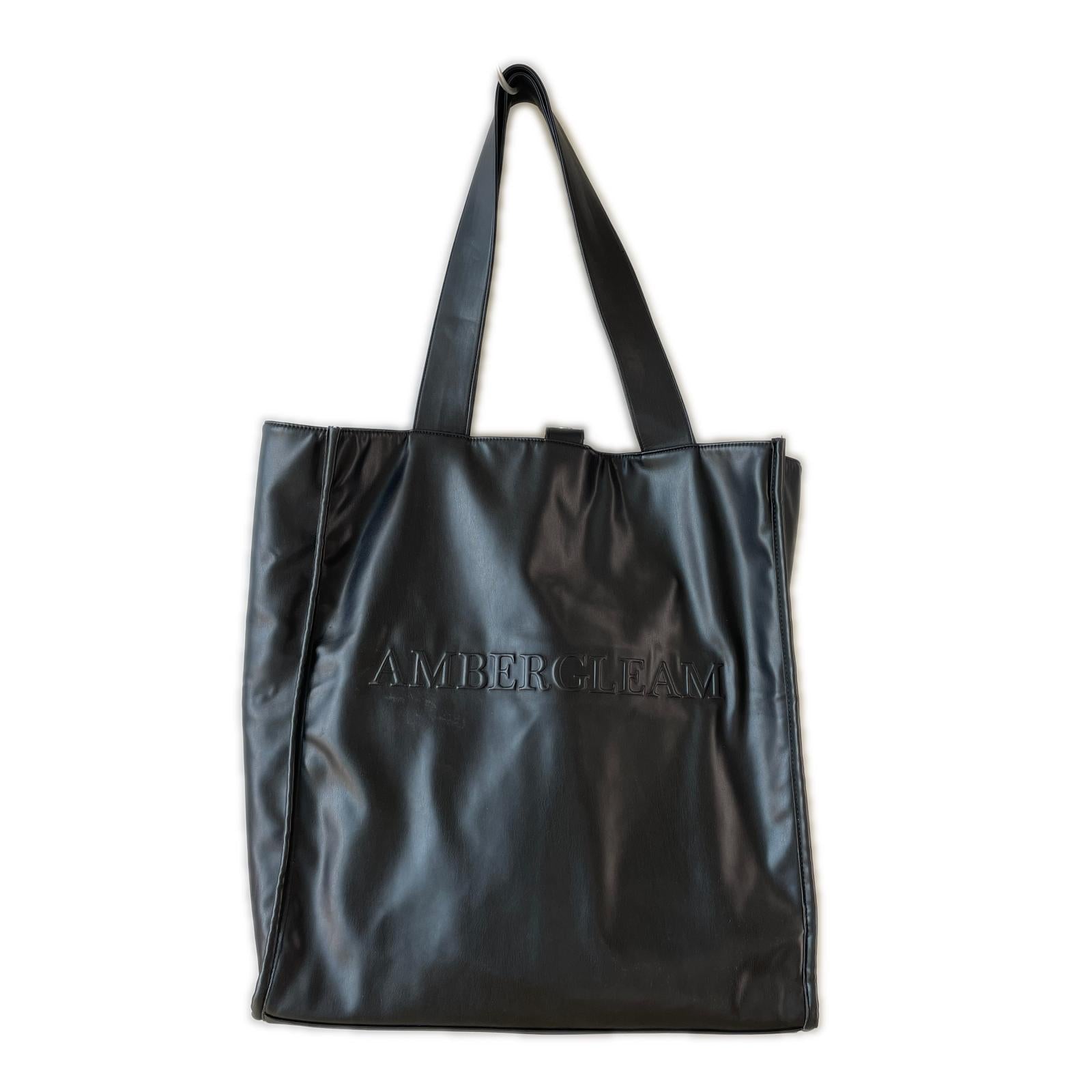 ボディバッグ AMBERGLEAM レザーバッグ ブラック