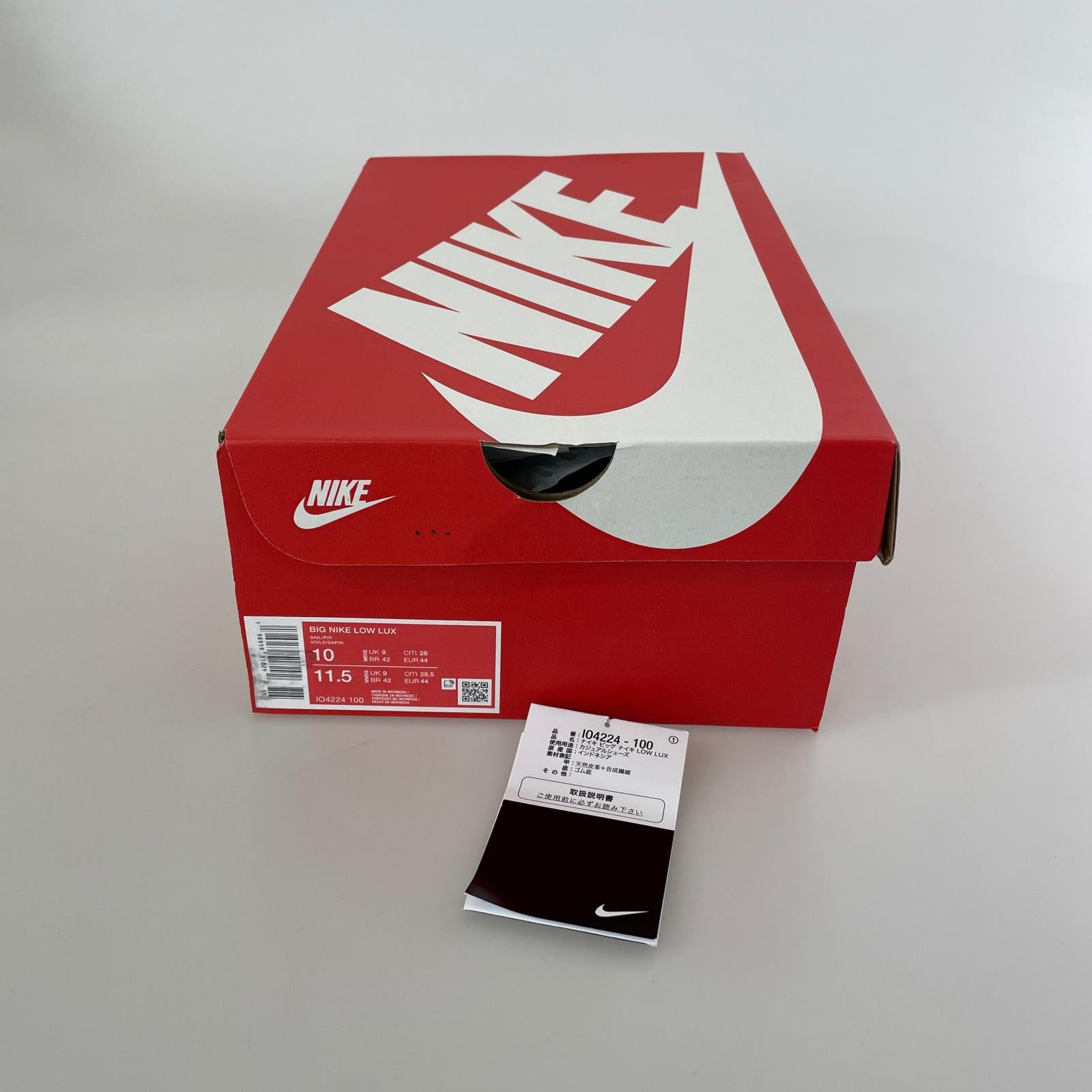 スニーカー BIG NIKE LOW LUX 28.0cm 28cm (US10 UK9 1/2 EU46)