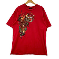 半袖Tシャツ USA製/DAYTONE/両面/赤 レッド