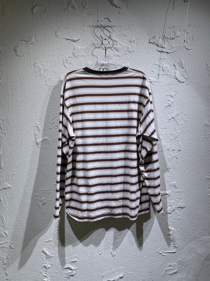 長袖Tシャツ 26SS GRADIENT STRIPE JERSEY L/S TEE