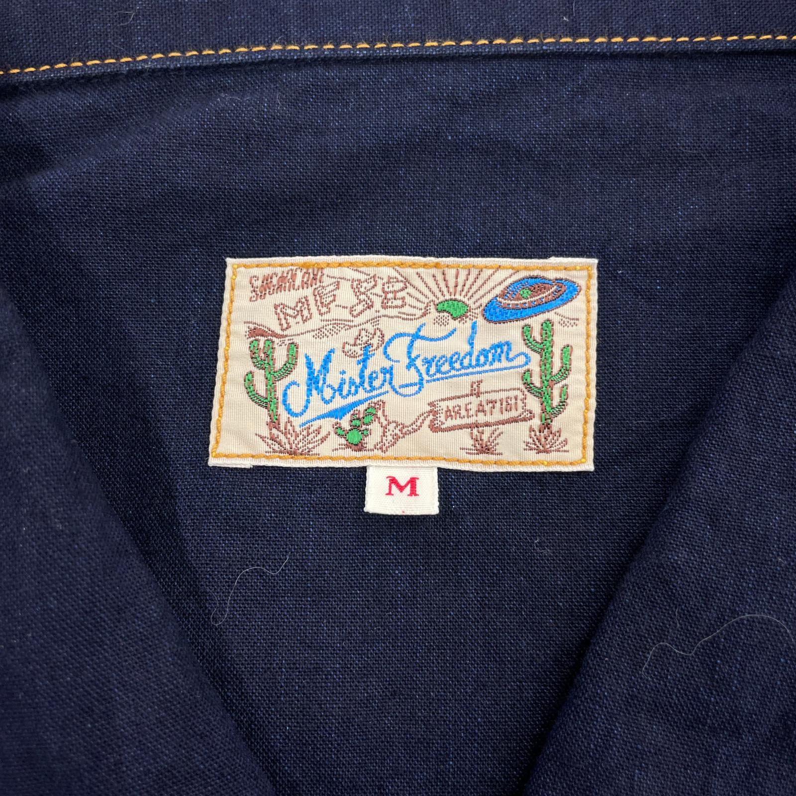 半袖シャツ MISTER FREEDOM 6oz WATERTOWN Shirt M M ネイビー