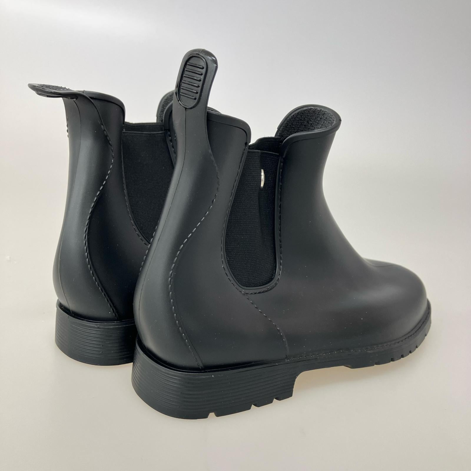 ブーツ EVISU サイドゴアブーツBK 38(24.0-24.5) 38 ブラック