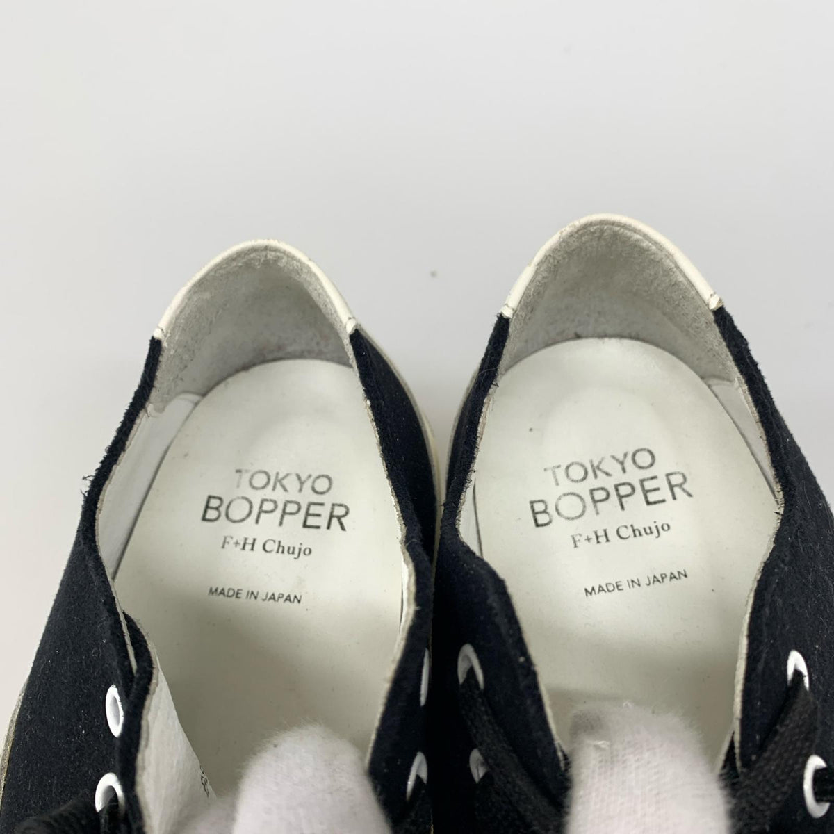 スニーカー TOKYO BOPPER ボリュームソールシューズ 25.0 ブラック×ホワイト 25 ブラック