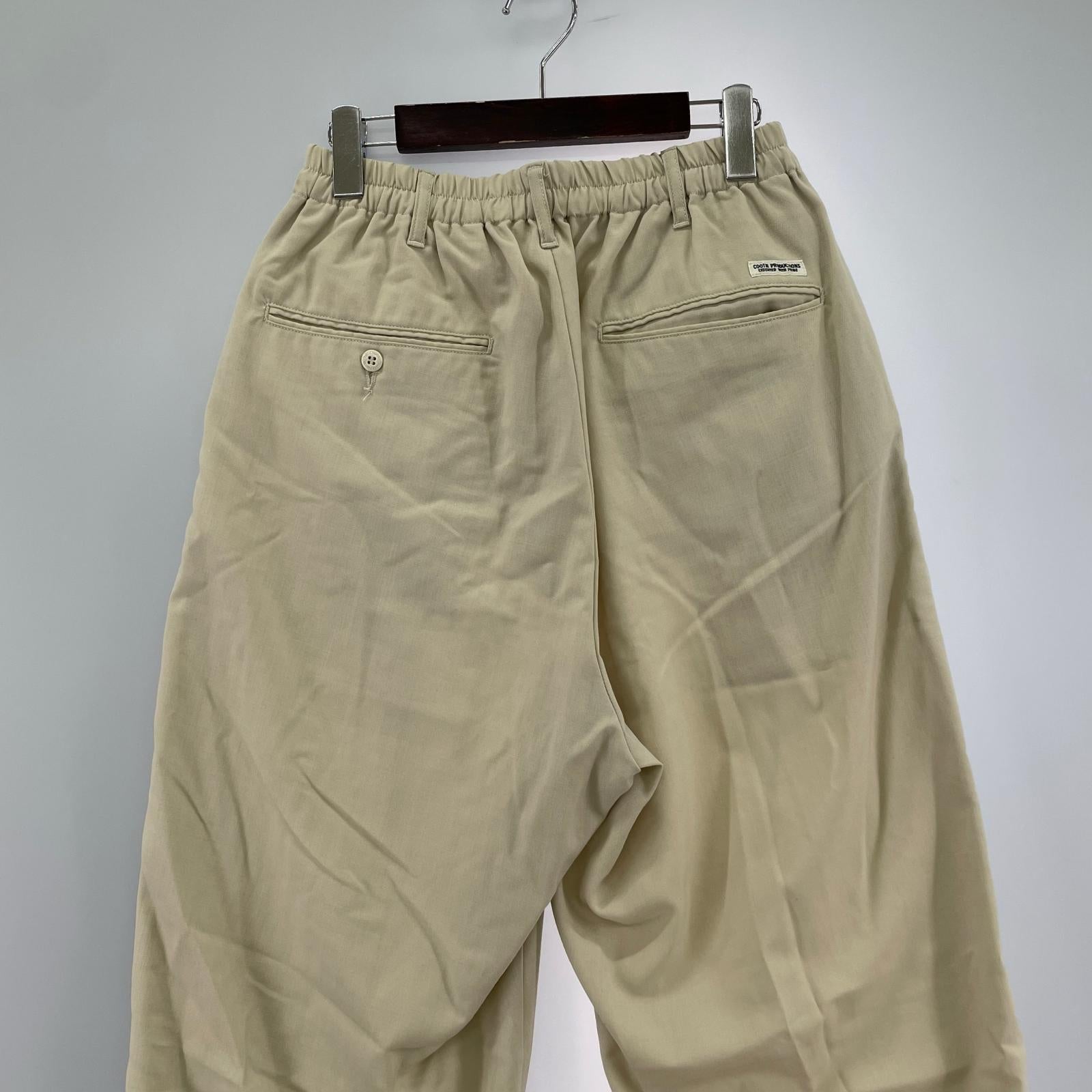 パンツ ワイドパンツ スラックス ベージュ (S) S ベージュ