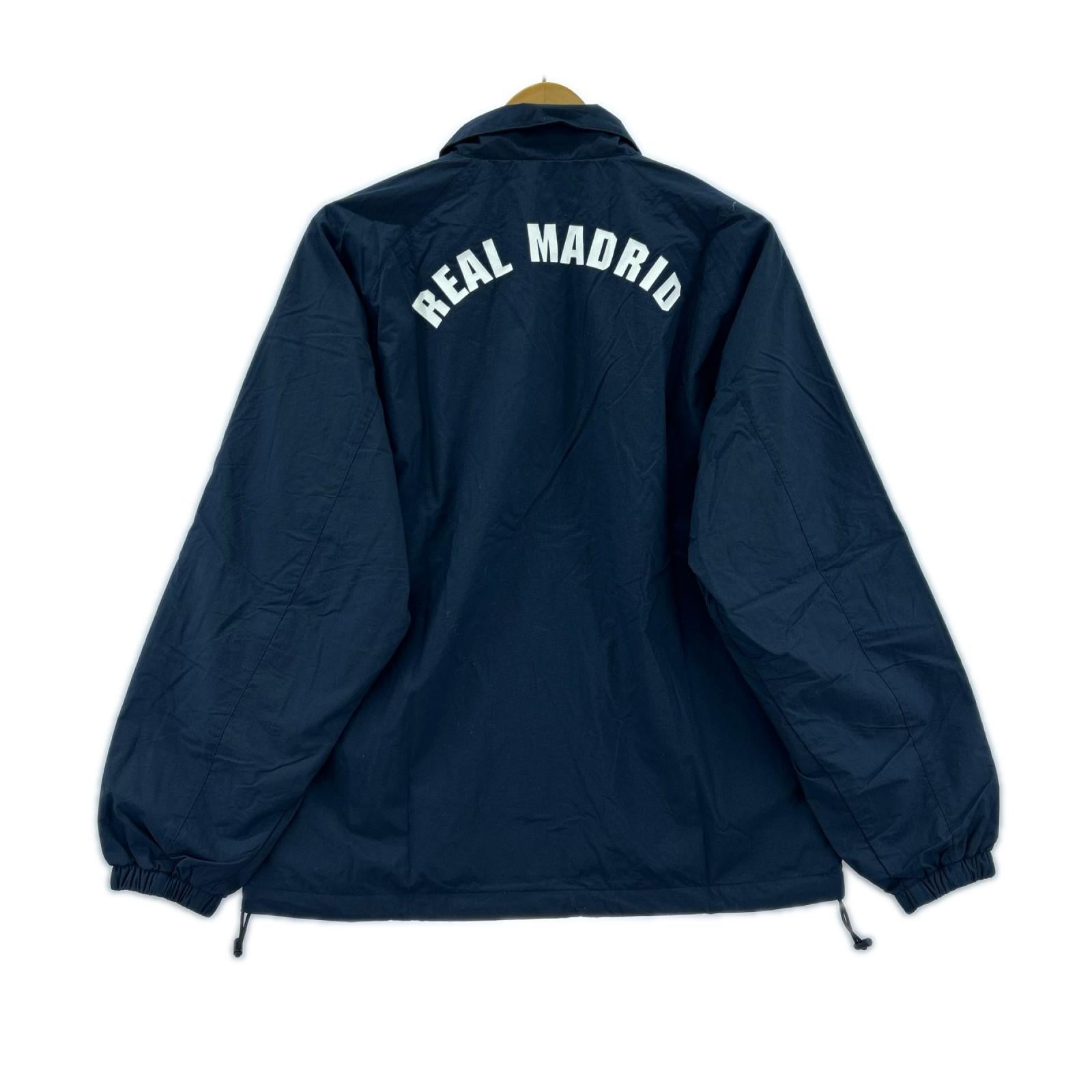 その他トップス レアルマドリード ネイビー ジップアップ M