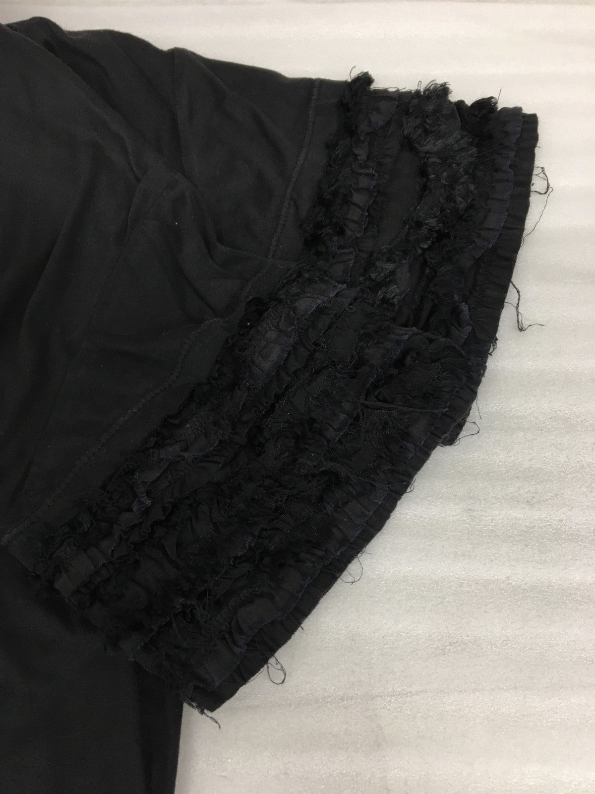 PRADA フリル Tシャツ プラダジャパン正規品 (M) ブラック