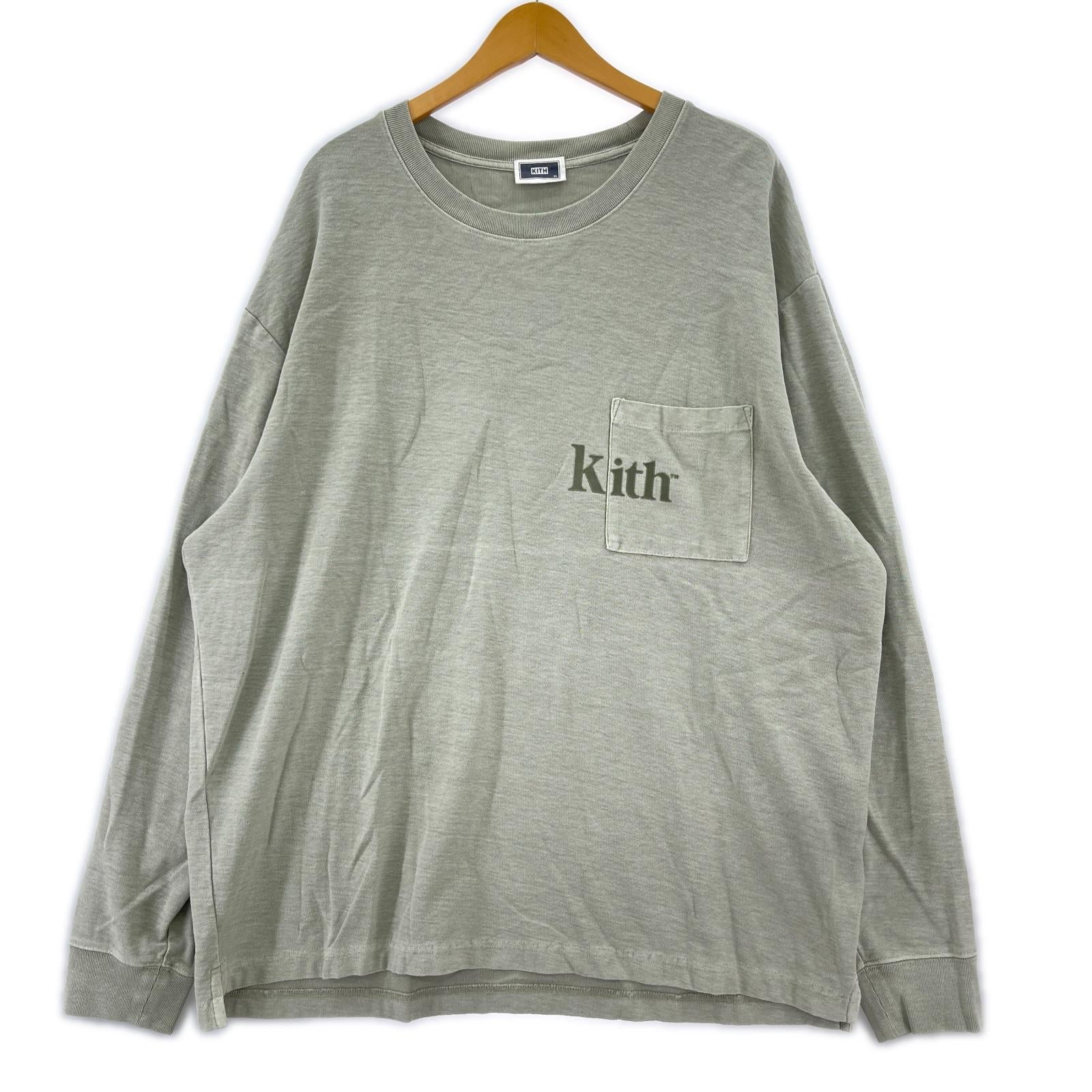 長袖Tシャツ ポケット/カーキ カーキ