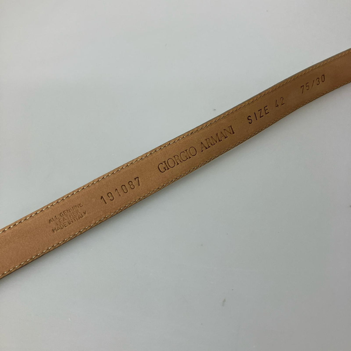 その他アクセサリー GIORGIO ARMANI ロゴバックル レザーベルト