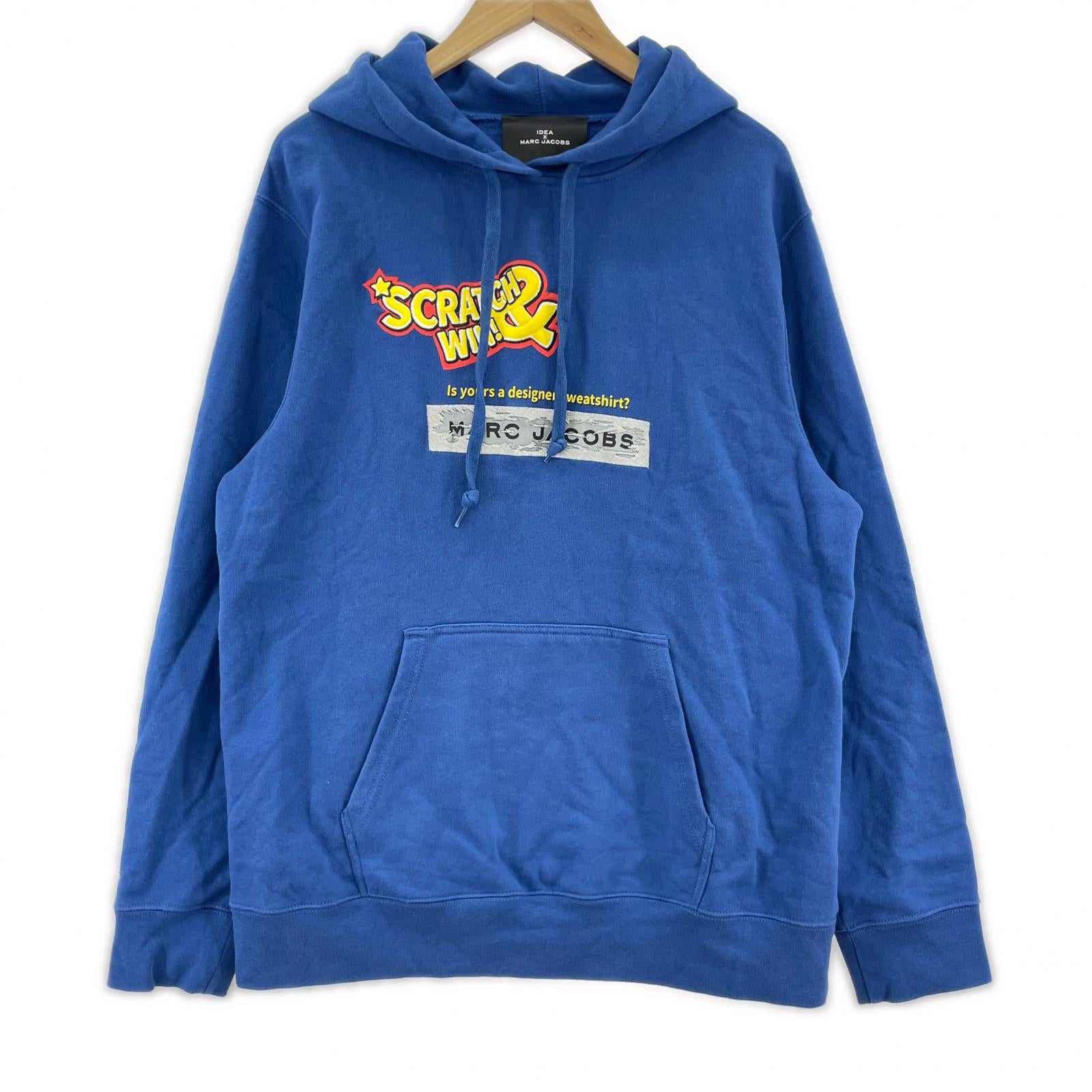 パーカー IDEA x 青 L ブルー