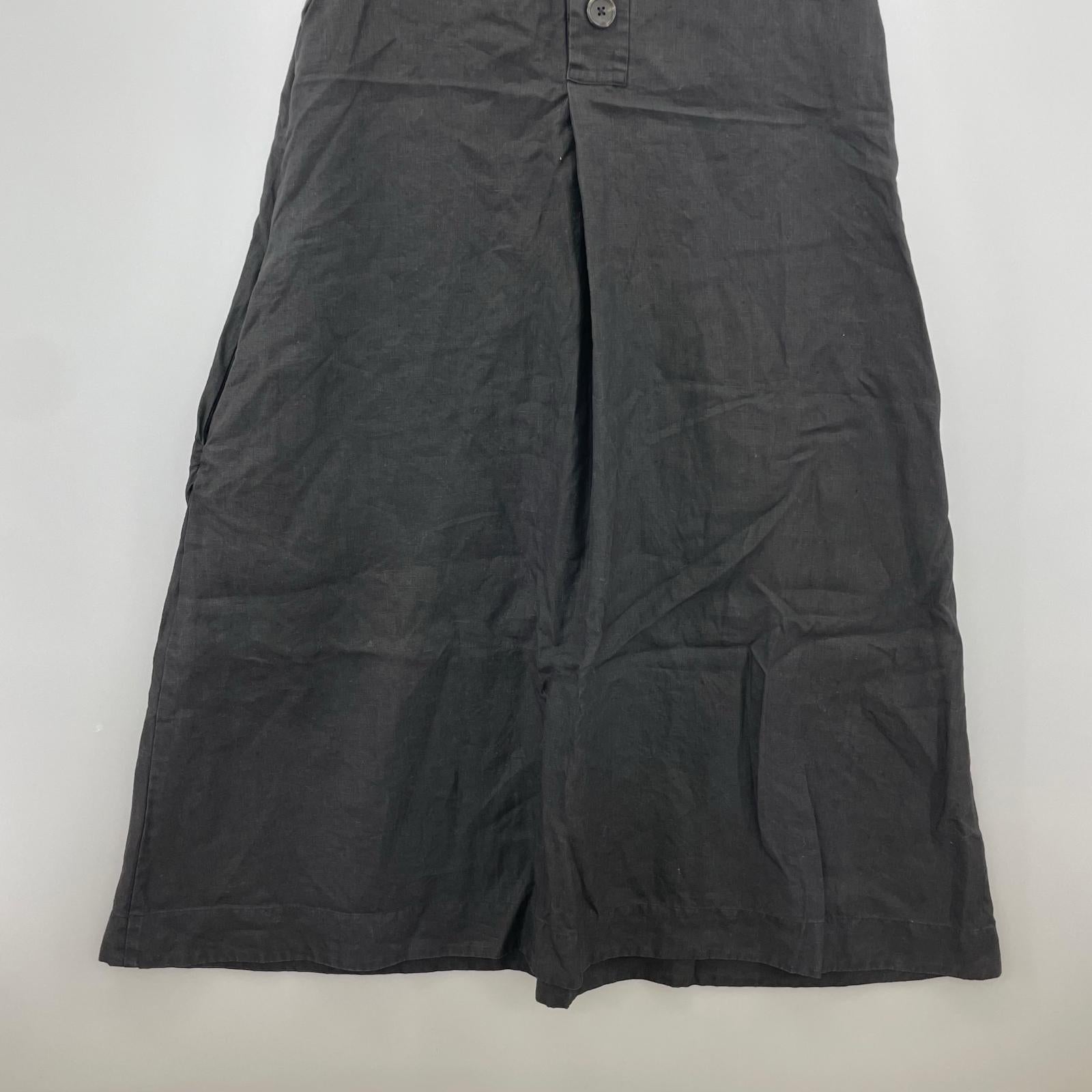 ワンピース 25ss リネンワンピース 黒 2 ブラック
