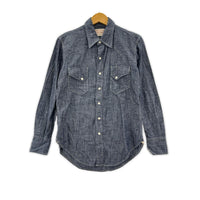 長袖シャツ BONCOURA カウボーイシャツ シャンブレー