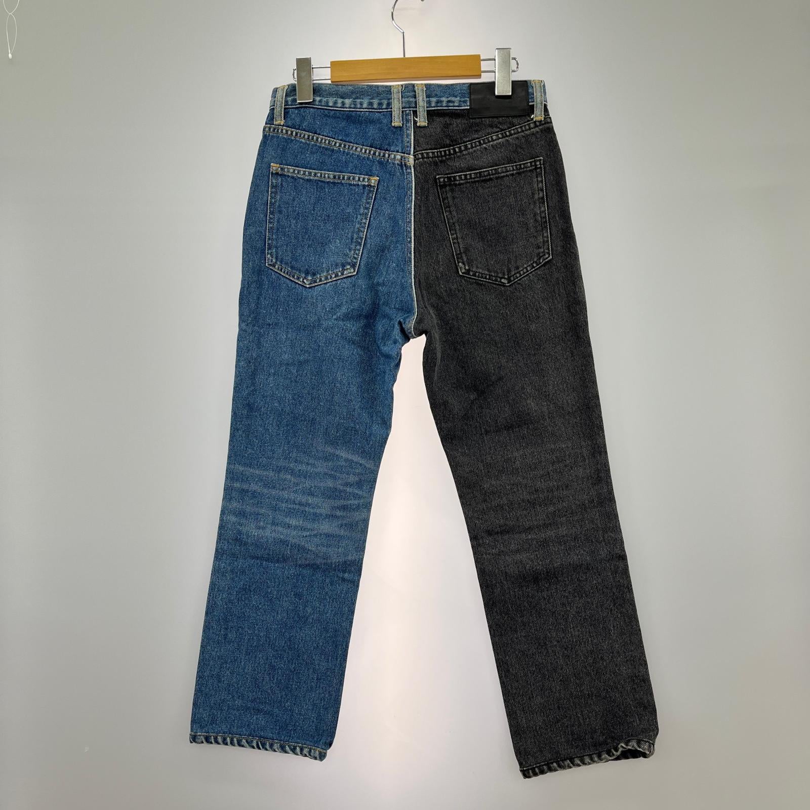 デニムパンツ JOHNLAWRENCESULLIVAN デニムパンツ 切替IB/BK